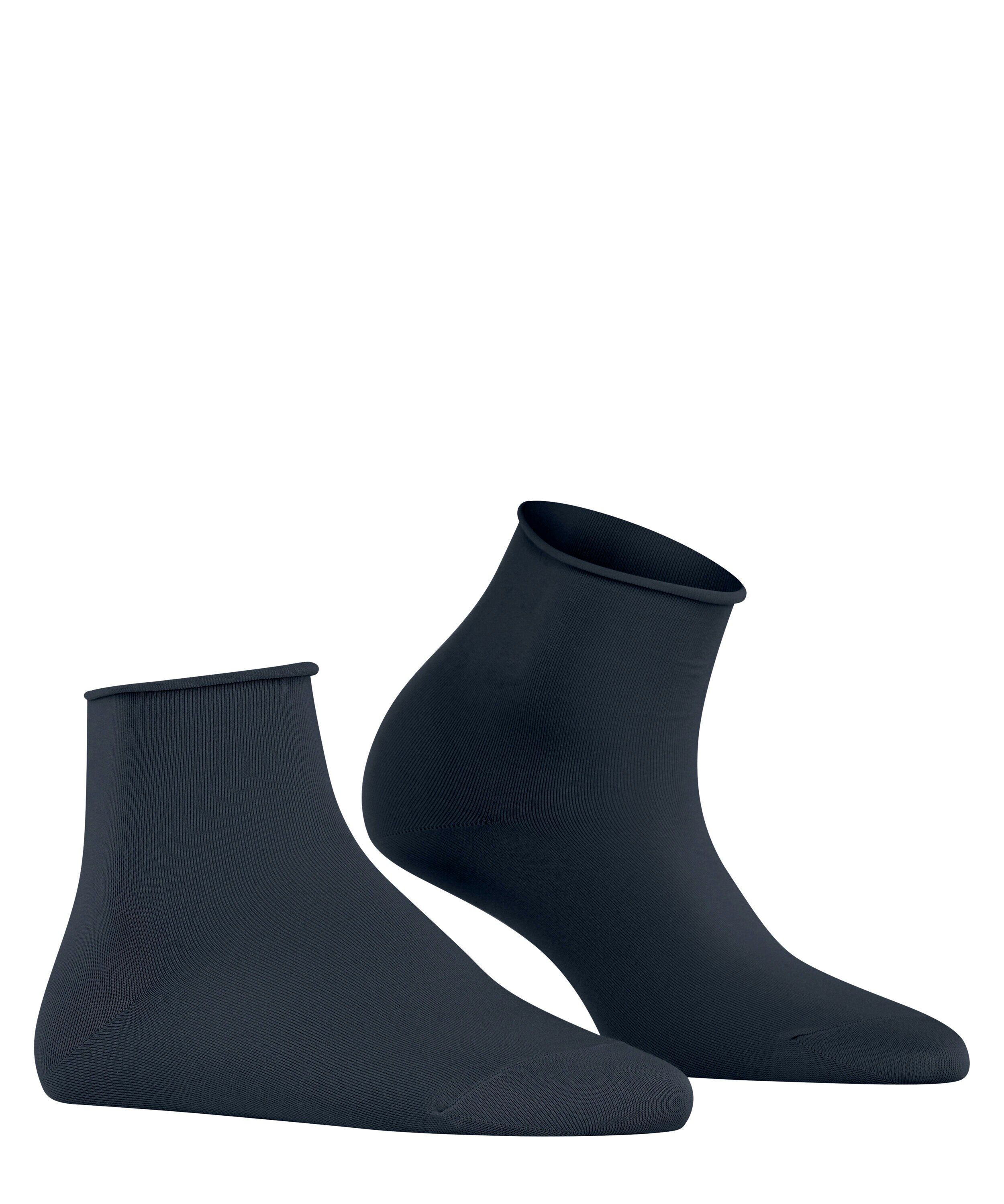 FALKE Cotton Touch damessokken kort, blauw (space blue)