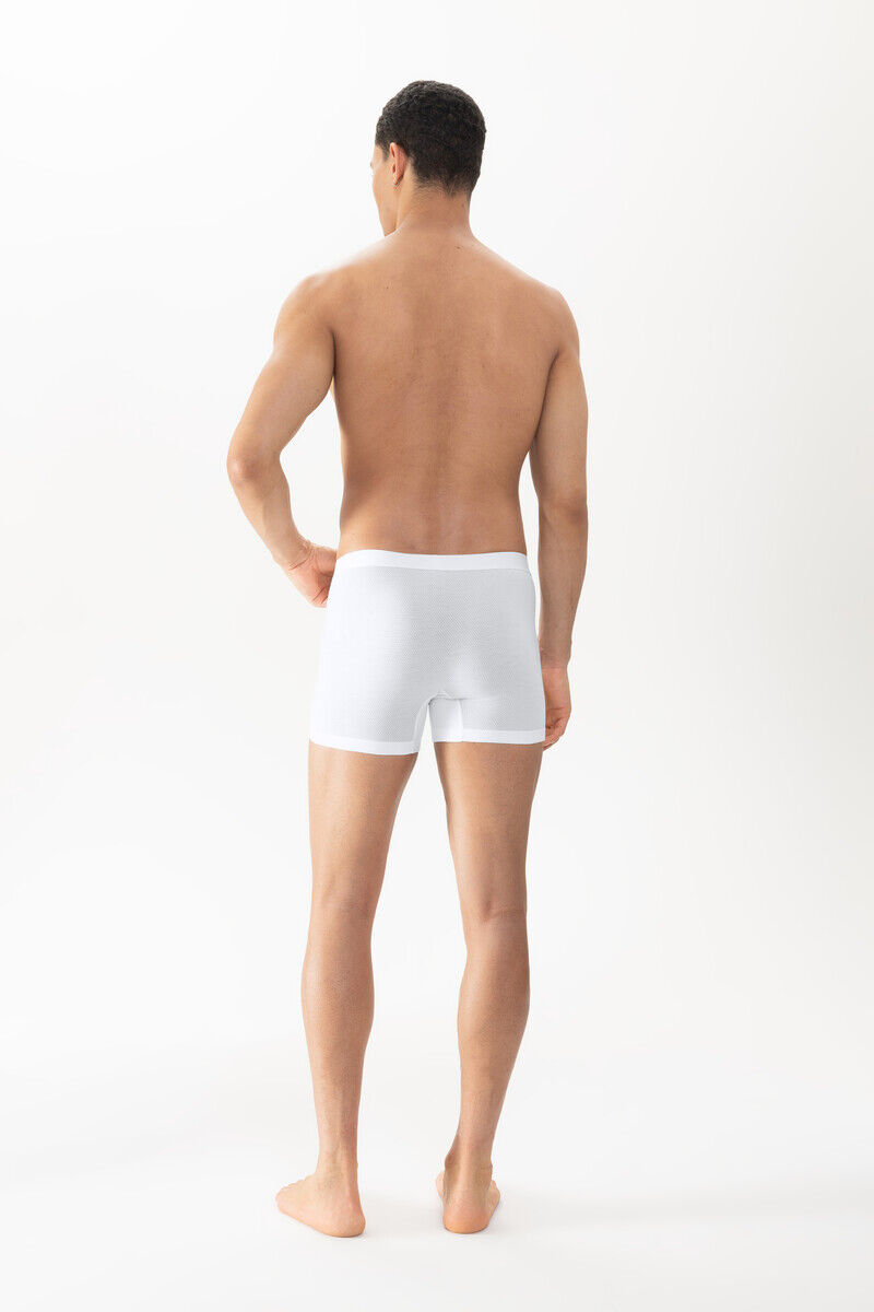 Mey heren long shorty Mey Dry Cotton Breeze, boxer normale lengte, wit