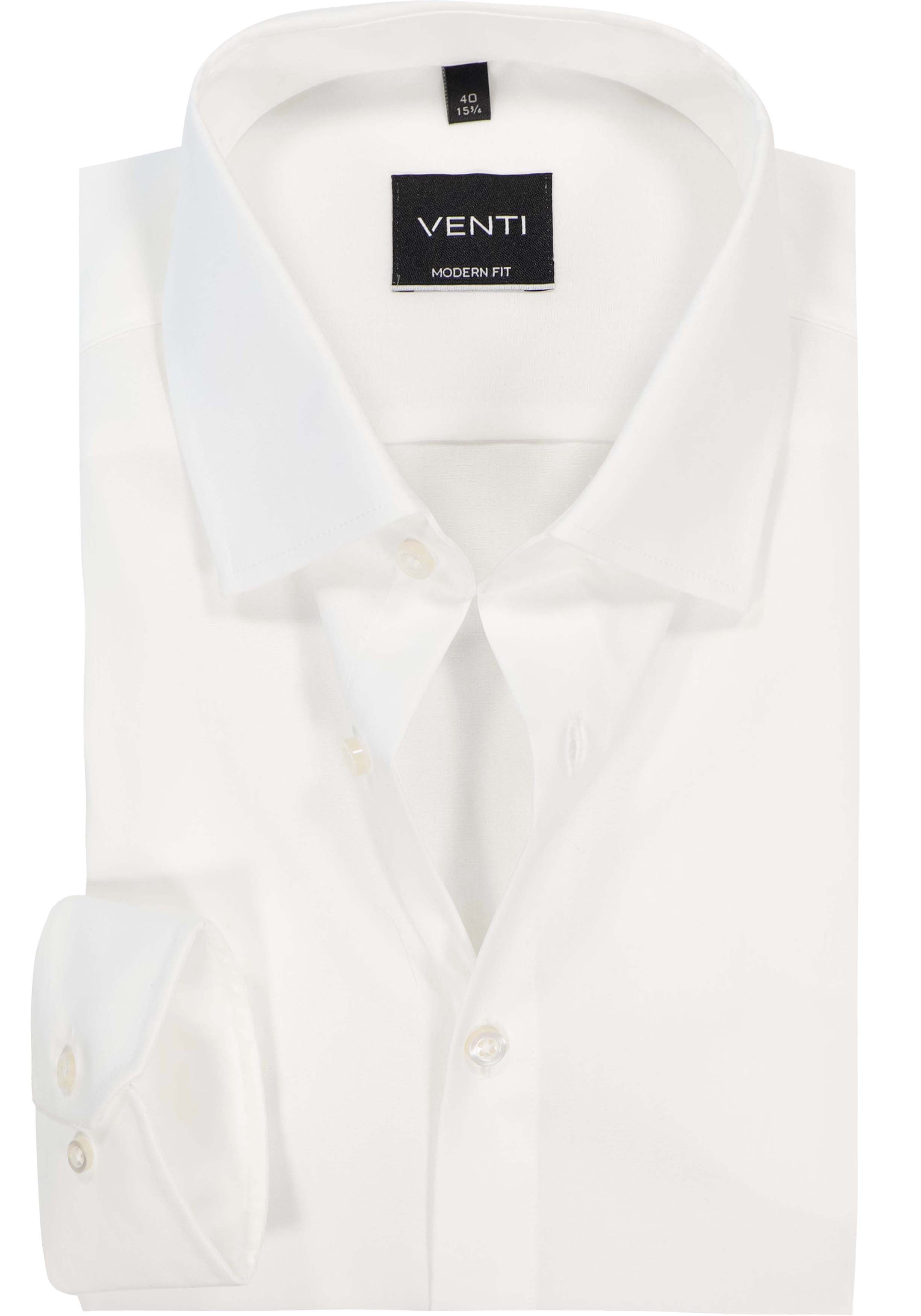VENTI modern fit overhemd, mouwlengte 72, beige