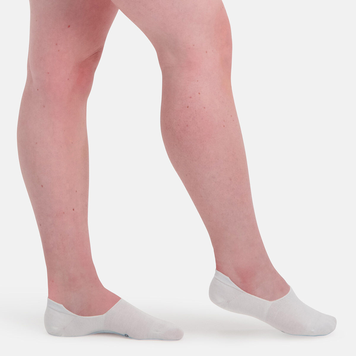 Bamboo Basics Mika invisible socks (6-pack), unisex onzichtbare sokken, wit