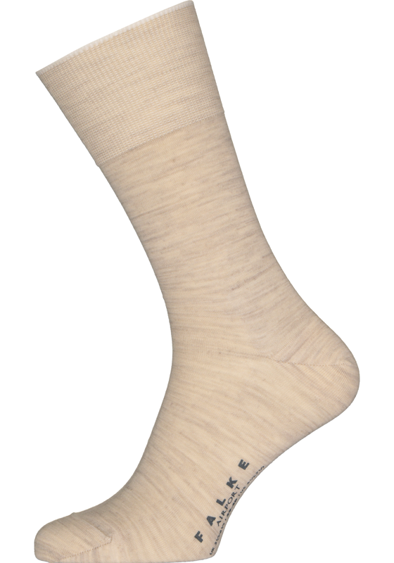 FALKE Airport herensokken, beige melange FALKE Airport herensokken, beige melange
