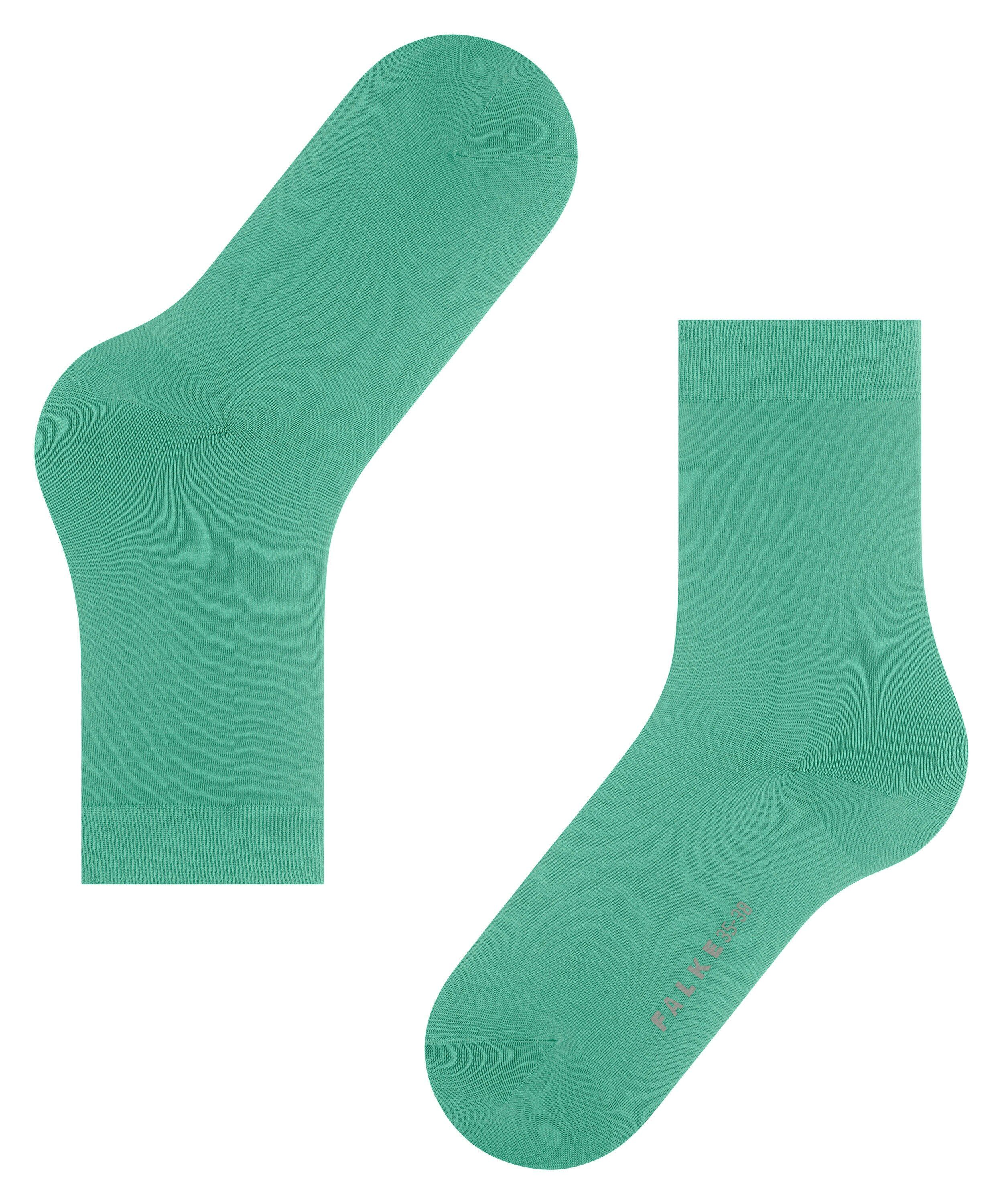 FALKE Cotton Touch damessokken, groen (oceangreen)