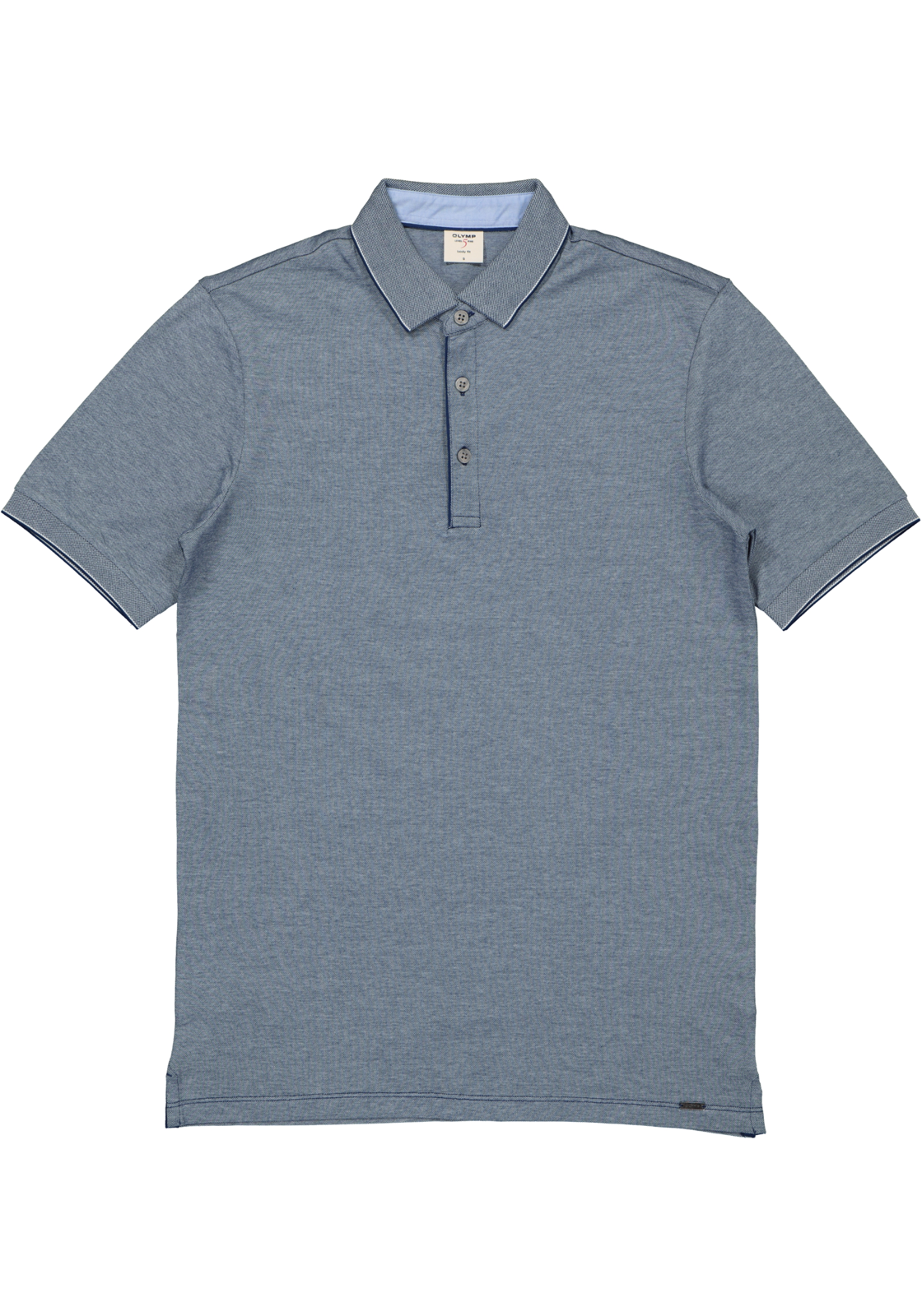 2-4057242378035_olymp_polo_HR OLYMP Level 5 body fit poloshirt, stretch, navy melange
