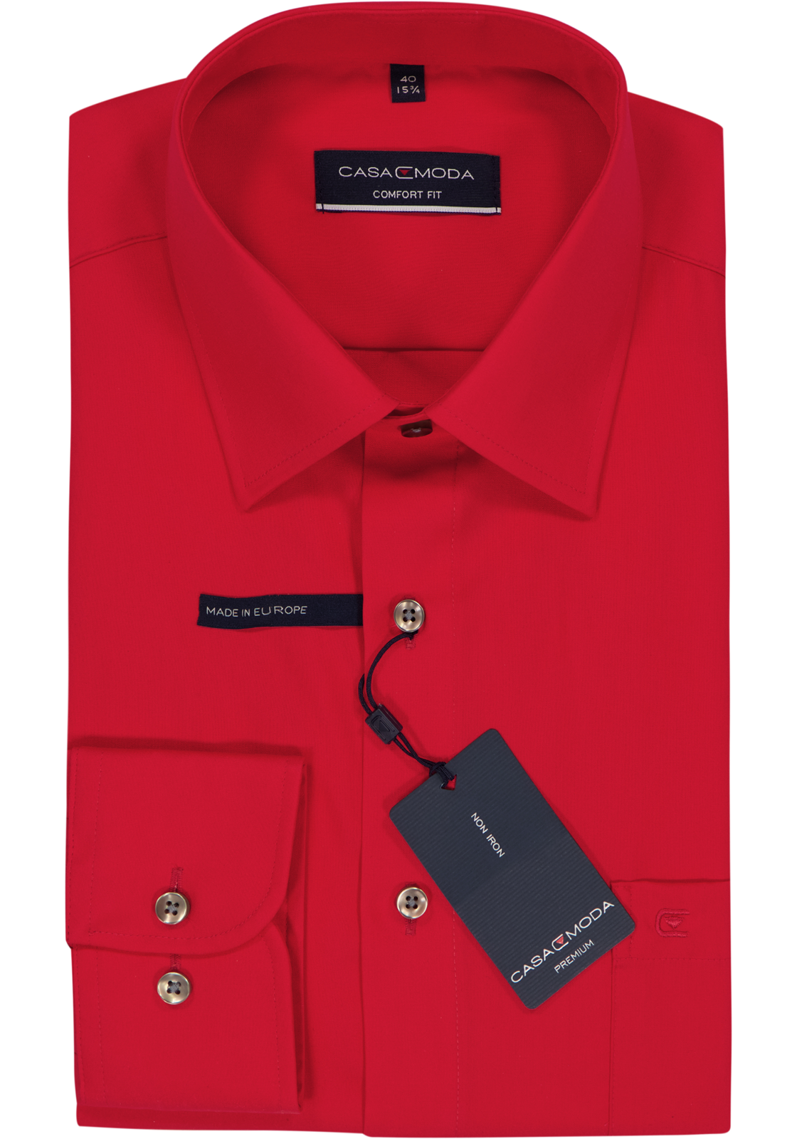 CASA MODA comfort fit overhemd, rood CASA MODA comfort fit overhemd, rood
