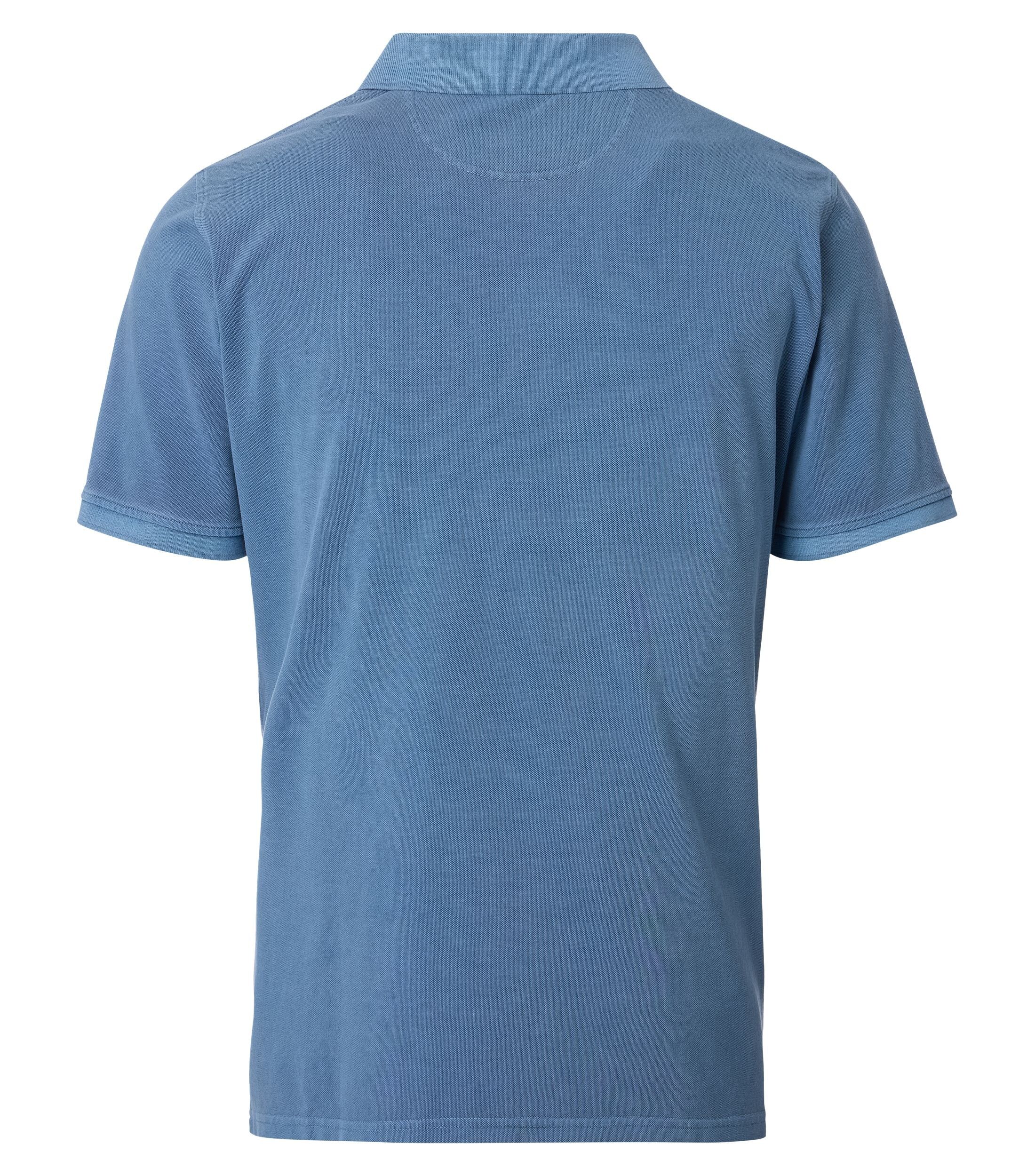 CASA MODA comfort fit heren polo, aqua