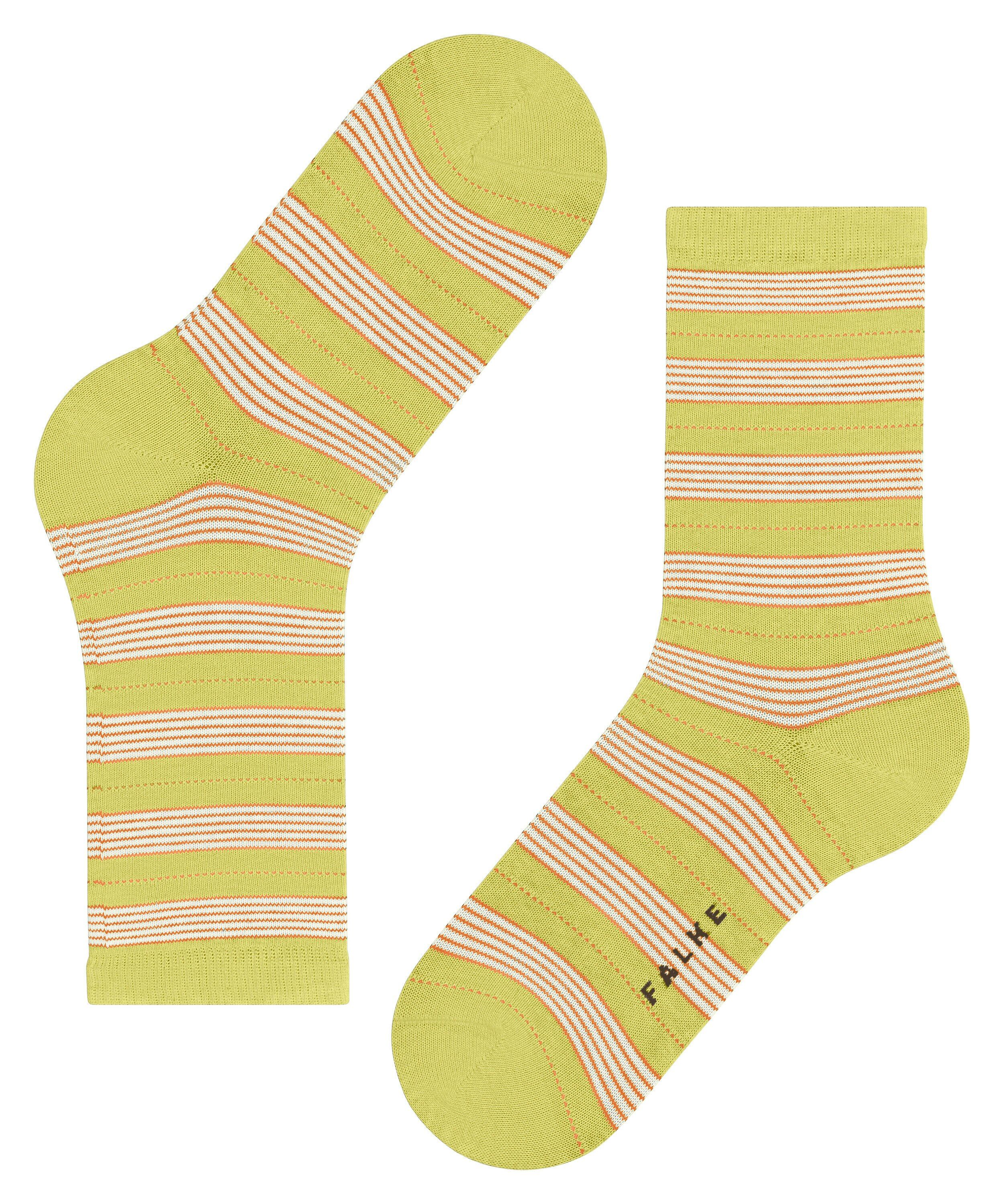 FALKE Stripe Uniform damessokken, geel (ananas)