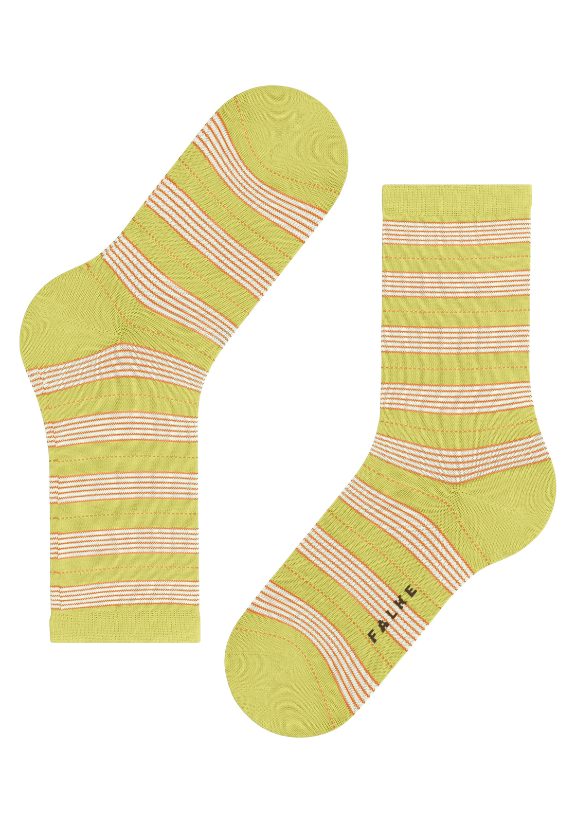 FALKE Stripe Uniform damessokken, geel (ananas) FALKE Stripe Uniform damessokken, geel (ananas)
