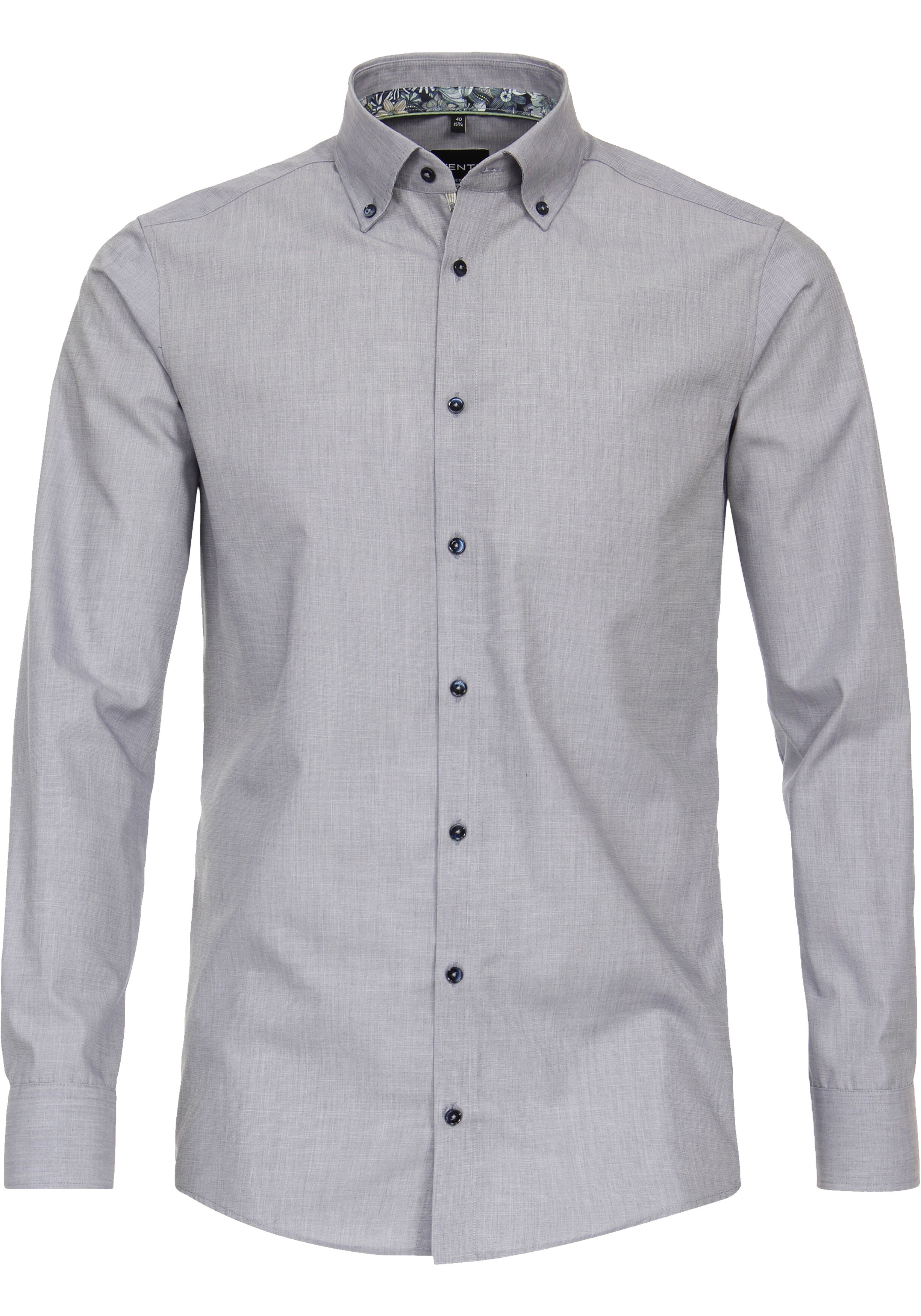 VENTI modern fit overhemd, popeline, blauw