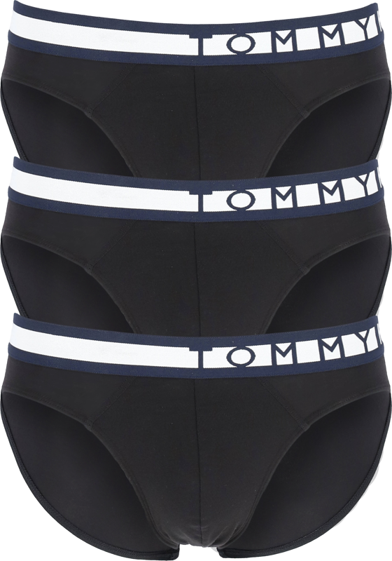 Tommy Hilfiger slips (3-pack), heren slips zonder gulp, zwart Tommy Hilfiger slips (3-pack), heren slips zonder gulp, zwart
