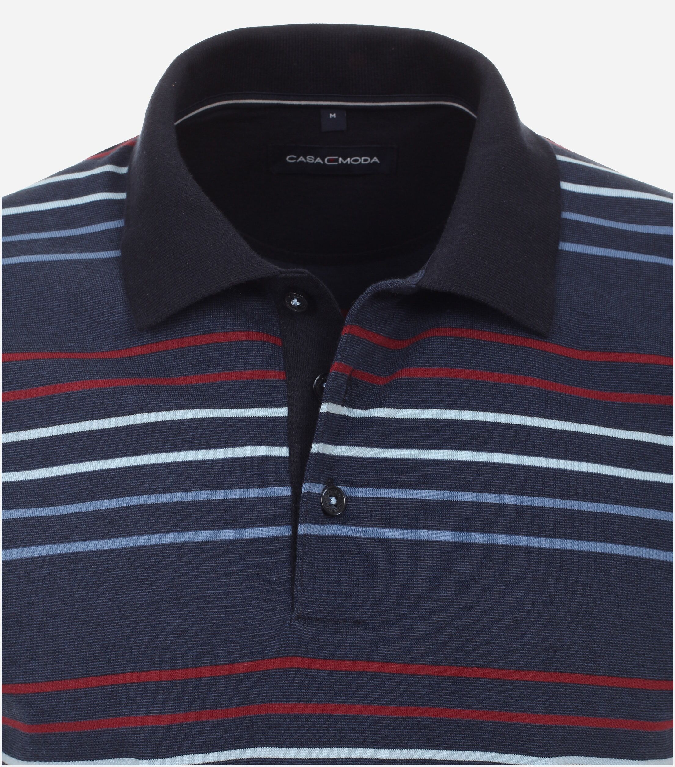 CASA MODA comfort fit heren polo, blauw