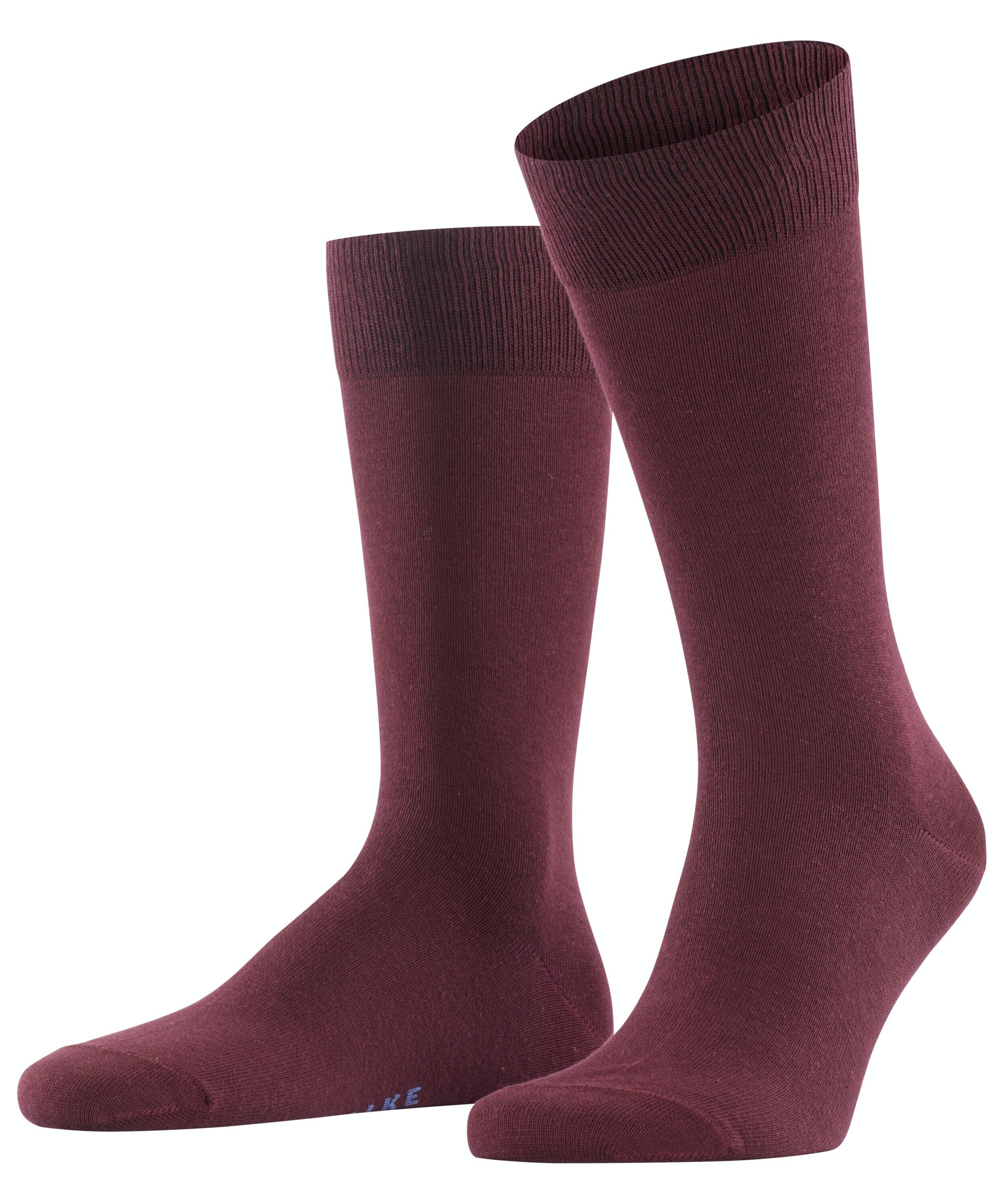 FALKE Happy Box 3-Pack herensokken, bordeaux en kobalt, gestreept en uni