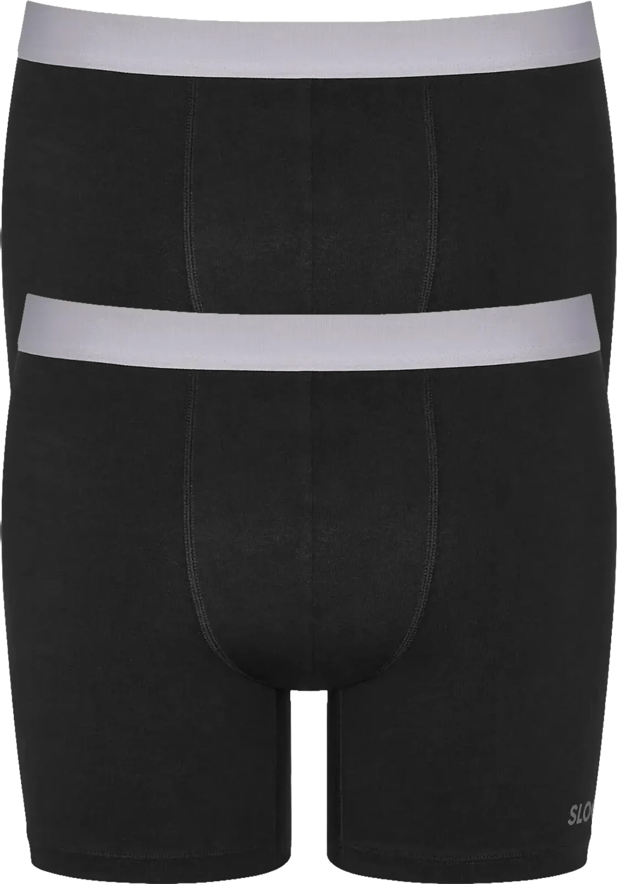 Sloggi Men GO ABC 2.0 Short, heren boxershort korte pijp (2-pack), zwart