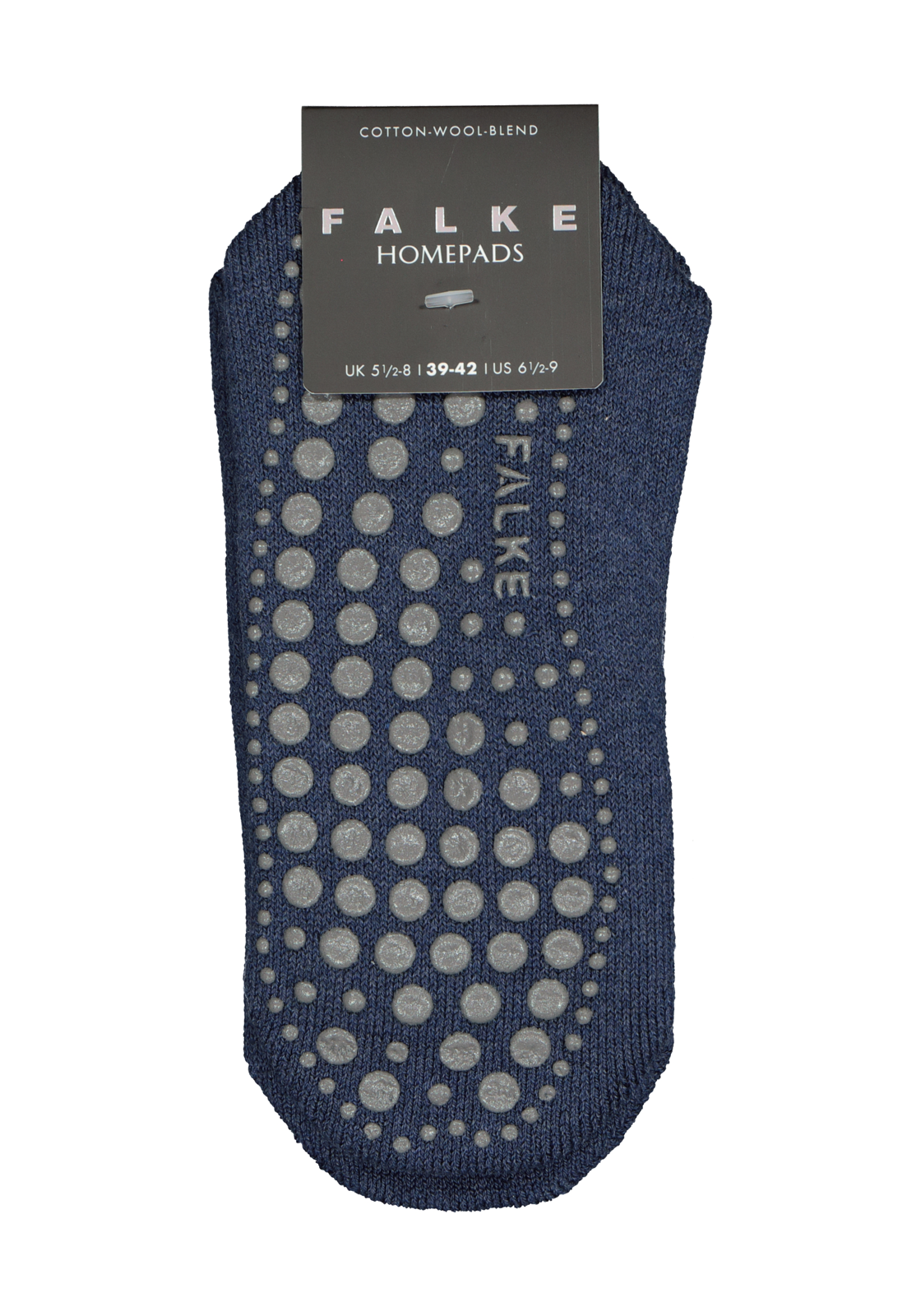 3-4004757436828_Homepads_HR FALKE Homepads unisex huissokken, blauw (dark blue)