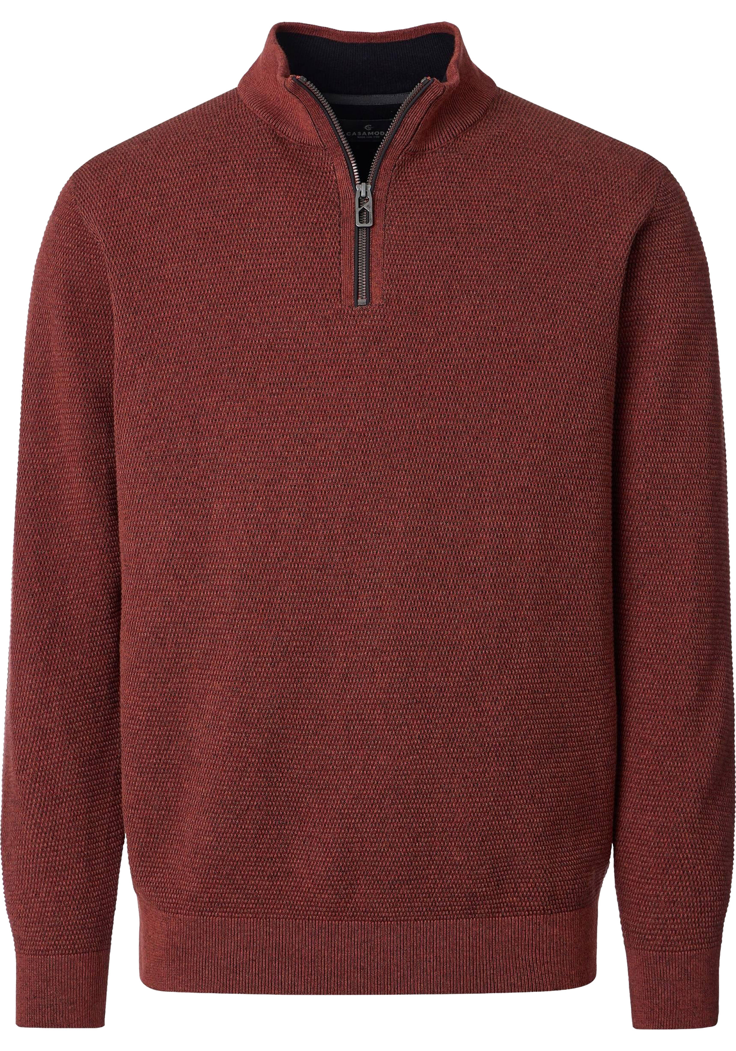 CASA MODA comfort fit schipperstrui, bordeaux