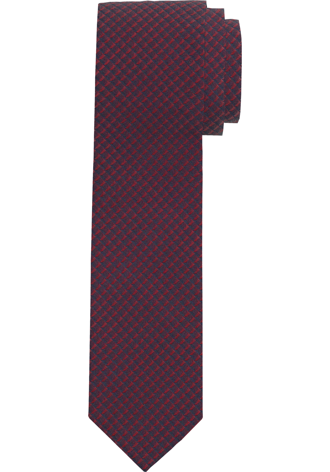 1-4066425274620-olymp-accessoire_HR OLYMP smalle stropdas, rood dessin