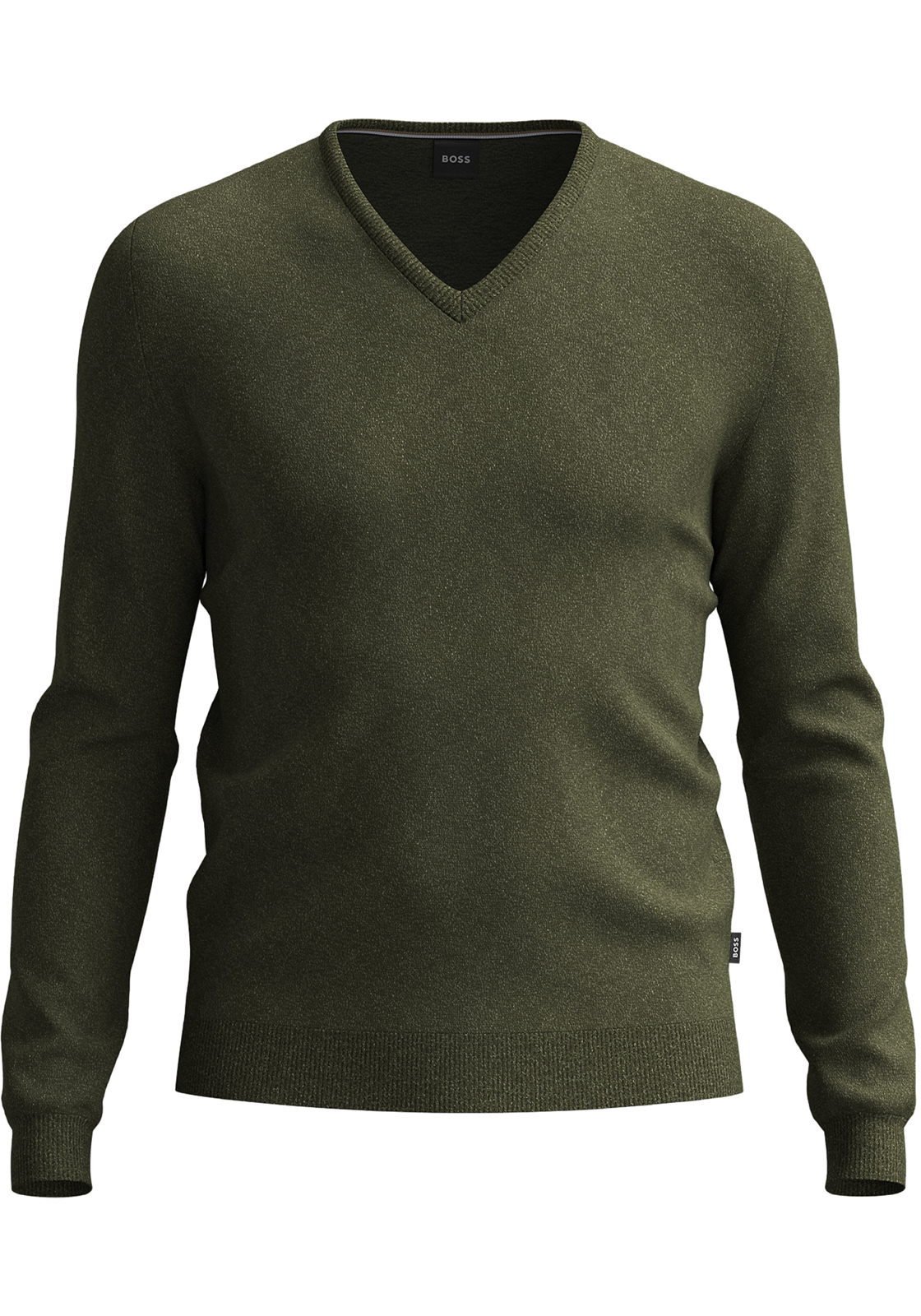1-4063539178097-50468261-362-trui-hugo_boss_HR BOSS Melba slim fit trui wol, heren pullover met V-hals, groen