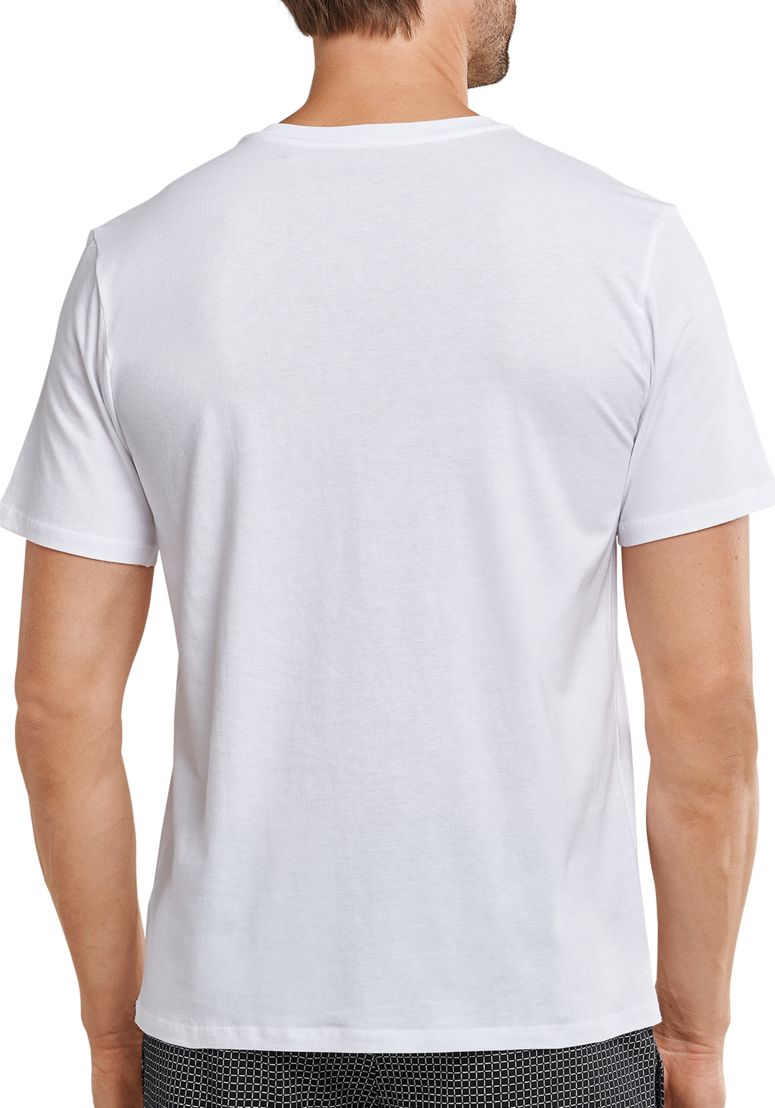 4-4007065358691-schiesser-mixrelax-shirt_HR SCHIESSER Mix+Relax T-shirt, korte mouw O-hals met knoopjes, wit