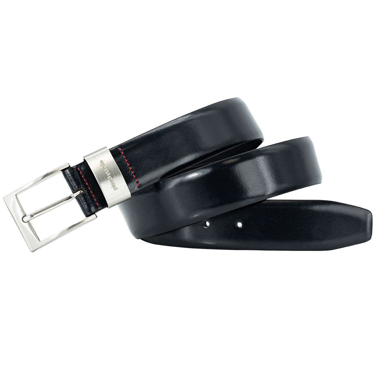 PIERRE CARDIN leren heren riem, zwart