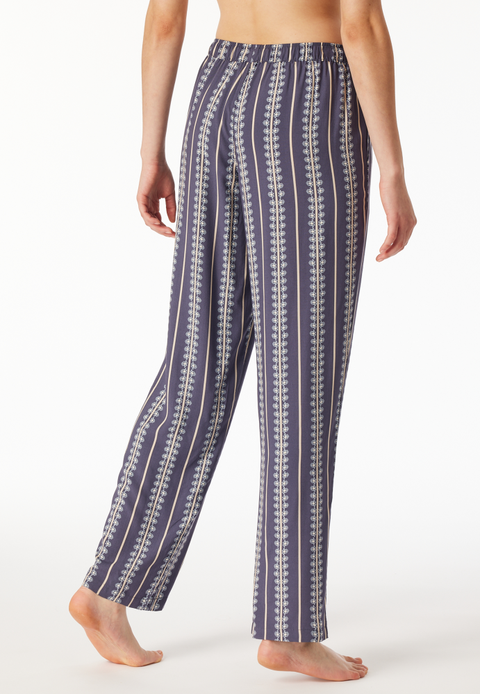 SCHIESSER dames Mix+Relax Pantalon, dames loungebroek, multicolour gestreept