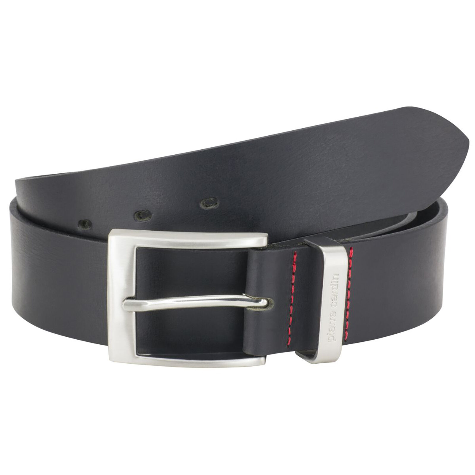 PIERRE CARDIN leren heren riem, zwart