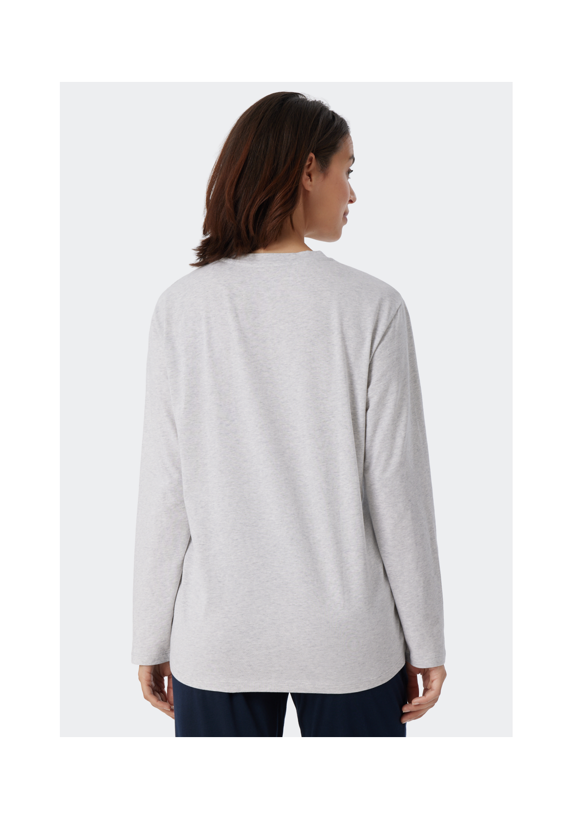 image_4_179273-202_1_1280x1280 SCHIESSER Mix+Relax T-shirt, dames shirt lange mouwen grijs-gemeleerd