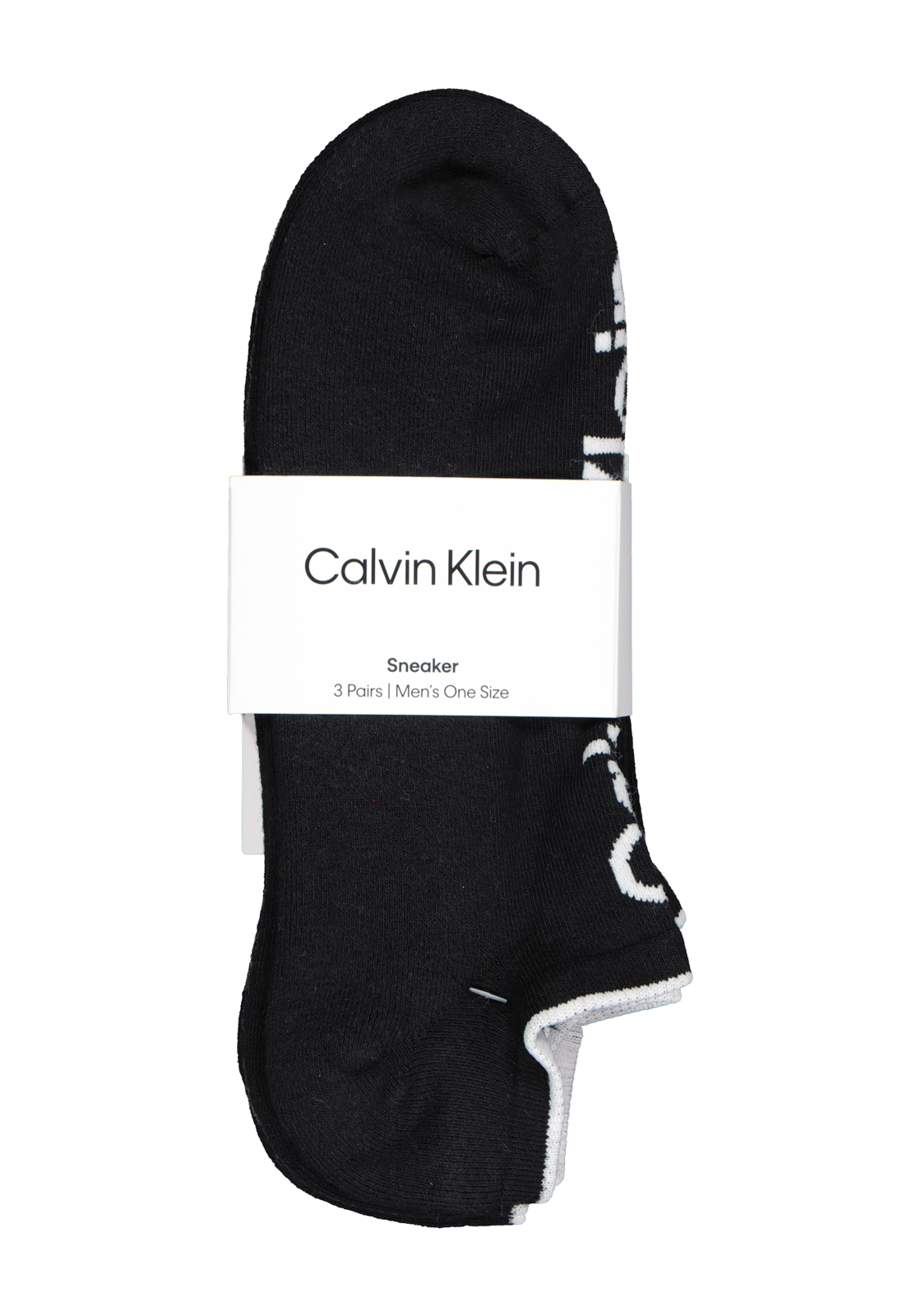 09-8720245219570_ck_sokken_3p_HR Calvin Klein herensokken Grant (3-pack), onzichtbare lage sportsokken, zwart