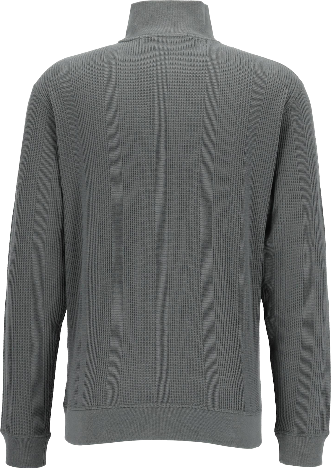 BOSS Structure Half Zip, heren lounge trui, grijs-groen BOSS Structure Half Zip, heren lounge trui, grijs-groen