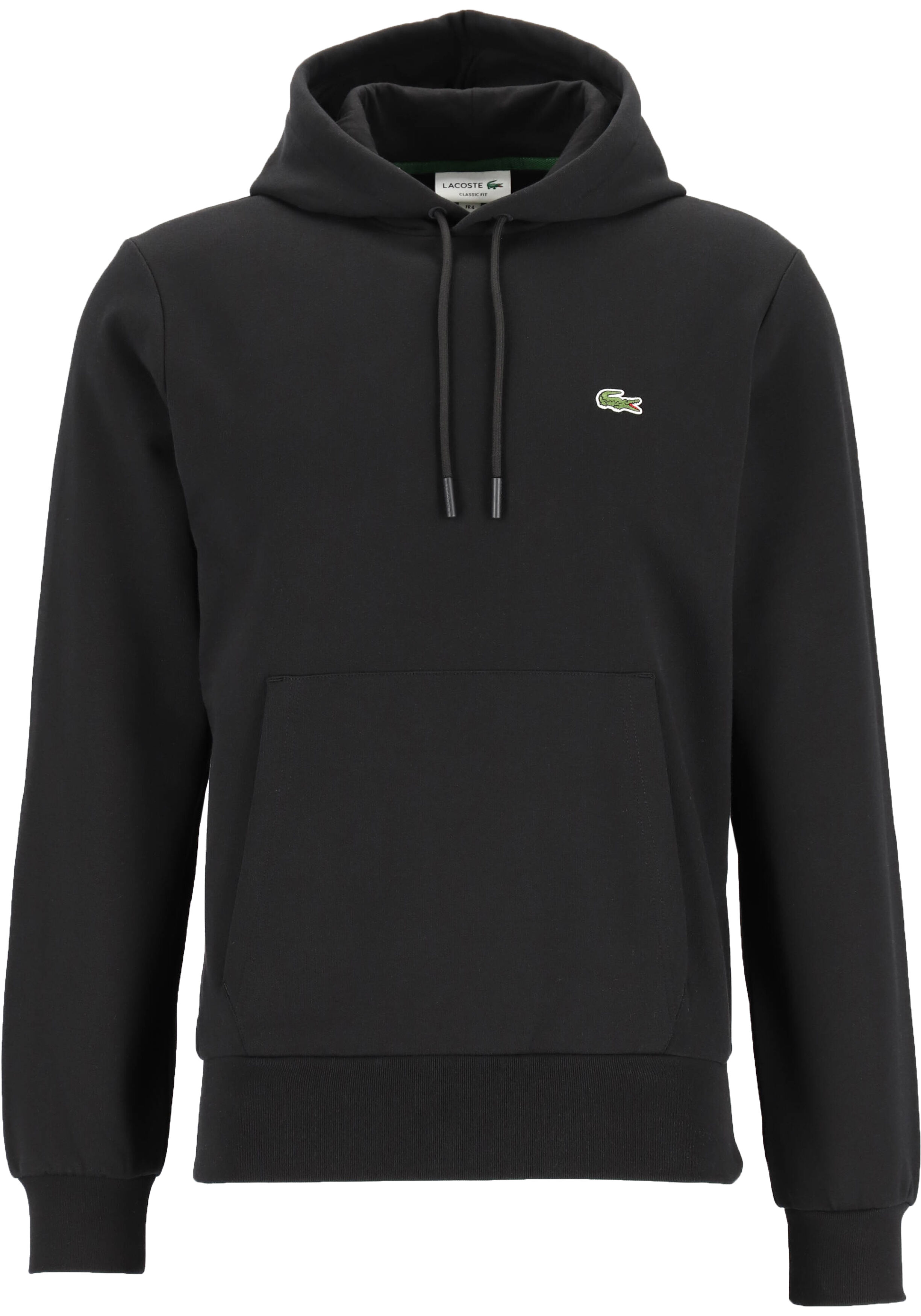 Lacoste heren hoodie sweatshirt, zwart