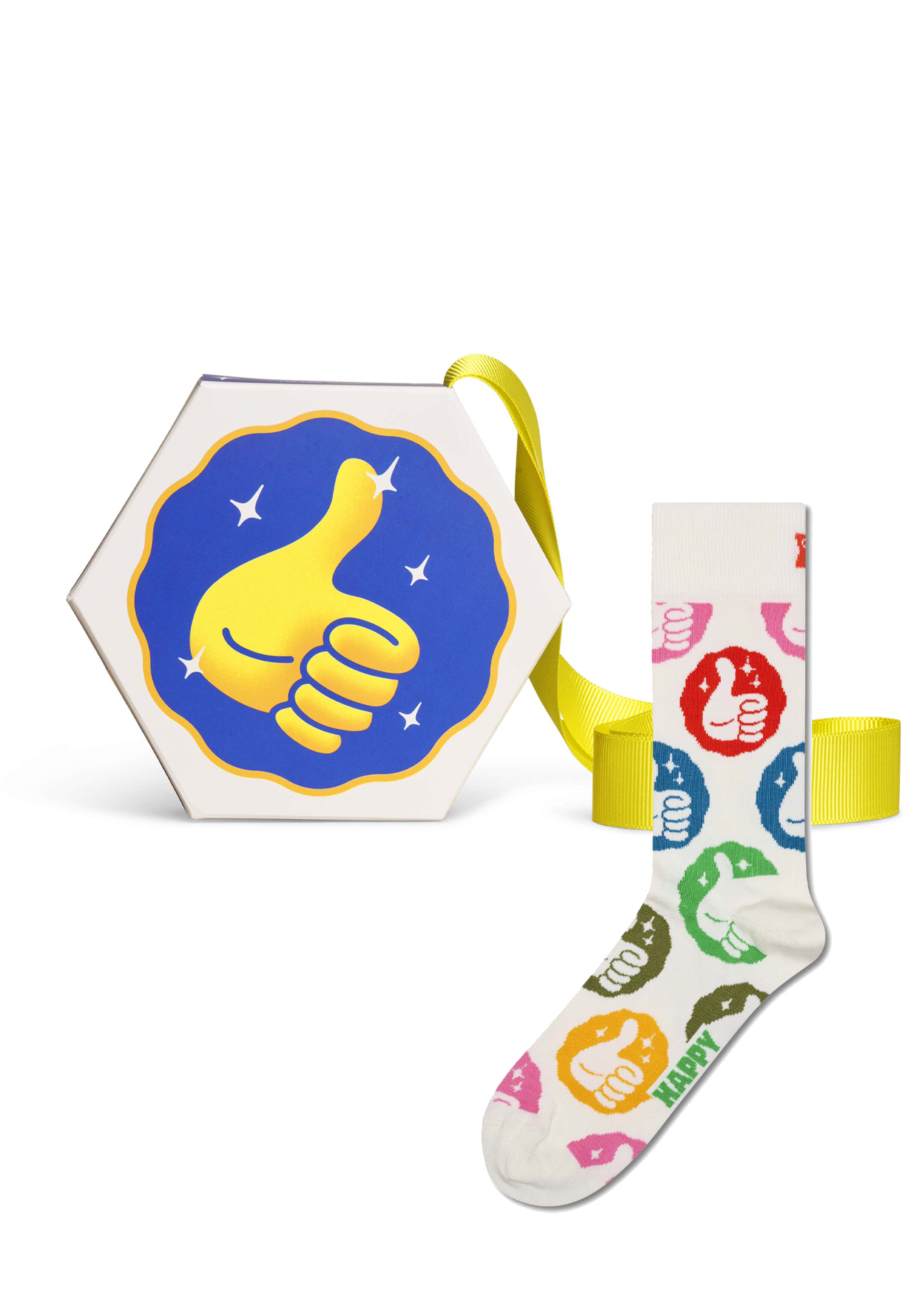 Happy Socks Medal Sock Gift Set (1-pack), unisex sokken in cadeauverpakking, blauw