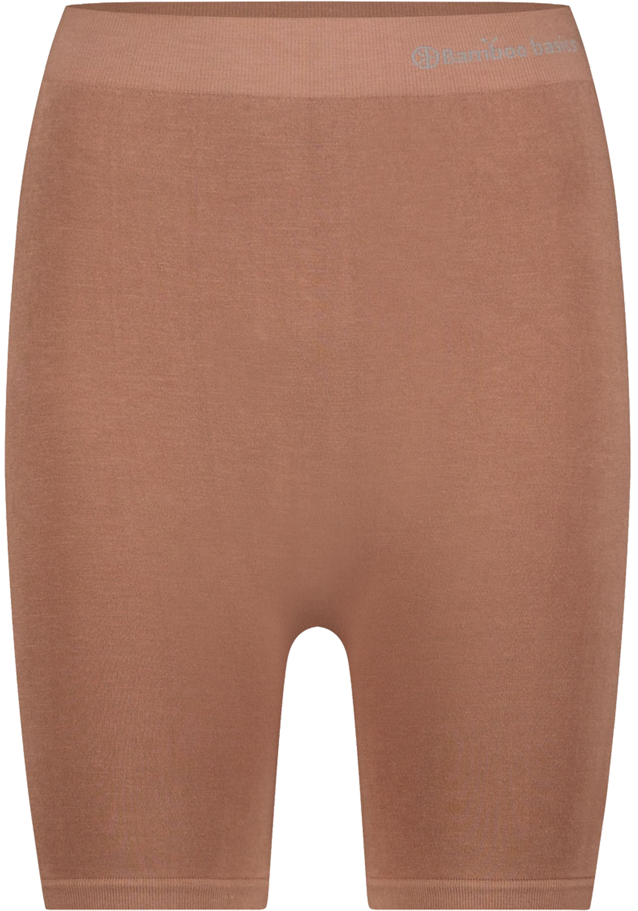 Bamboo Basics Suze seamless biker short, dames longshort naadloos, beige