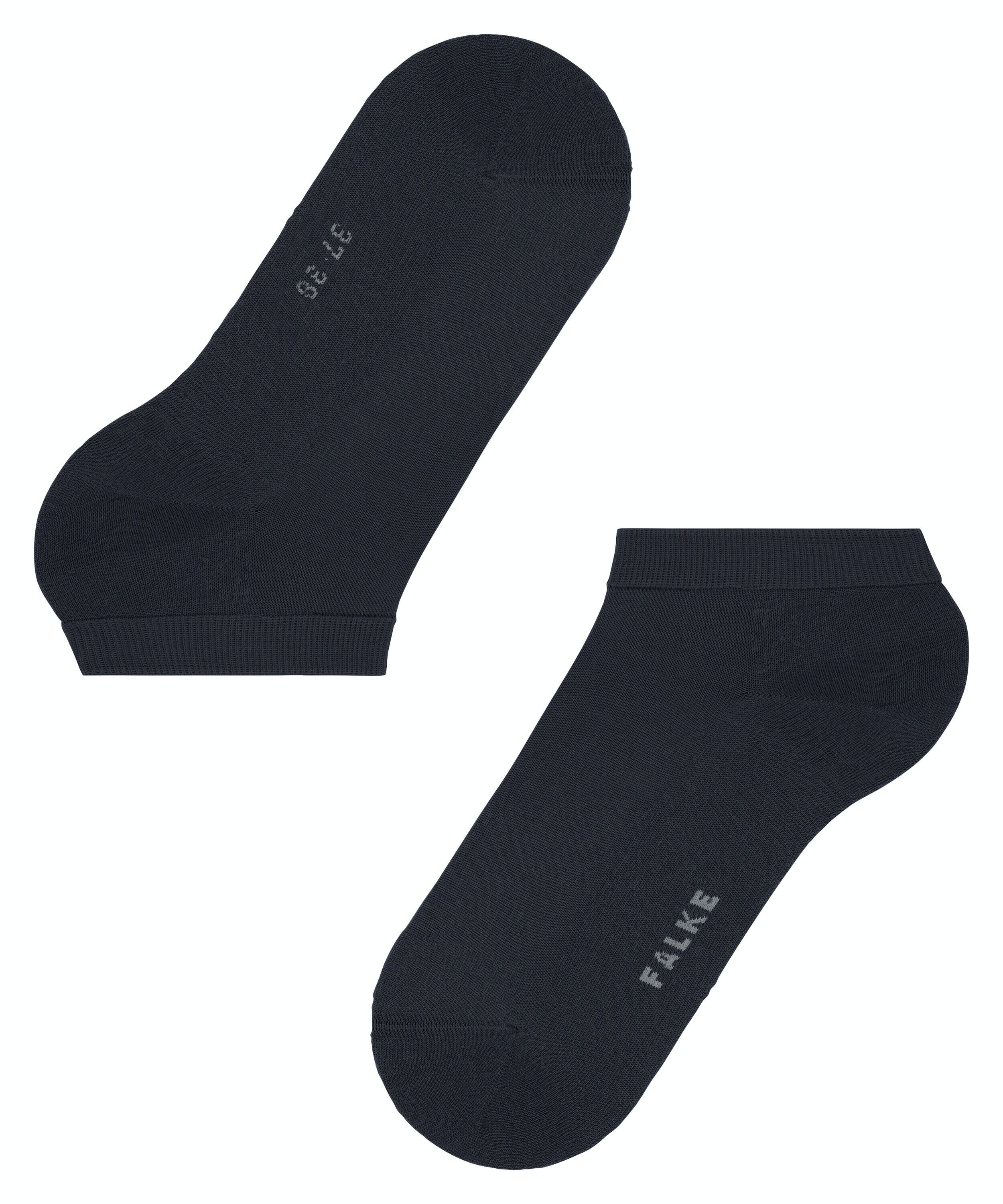 FALKE ClimaWool dames sneakersokken, donkerblauw (dark navy)
