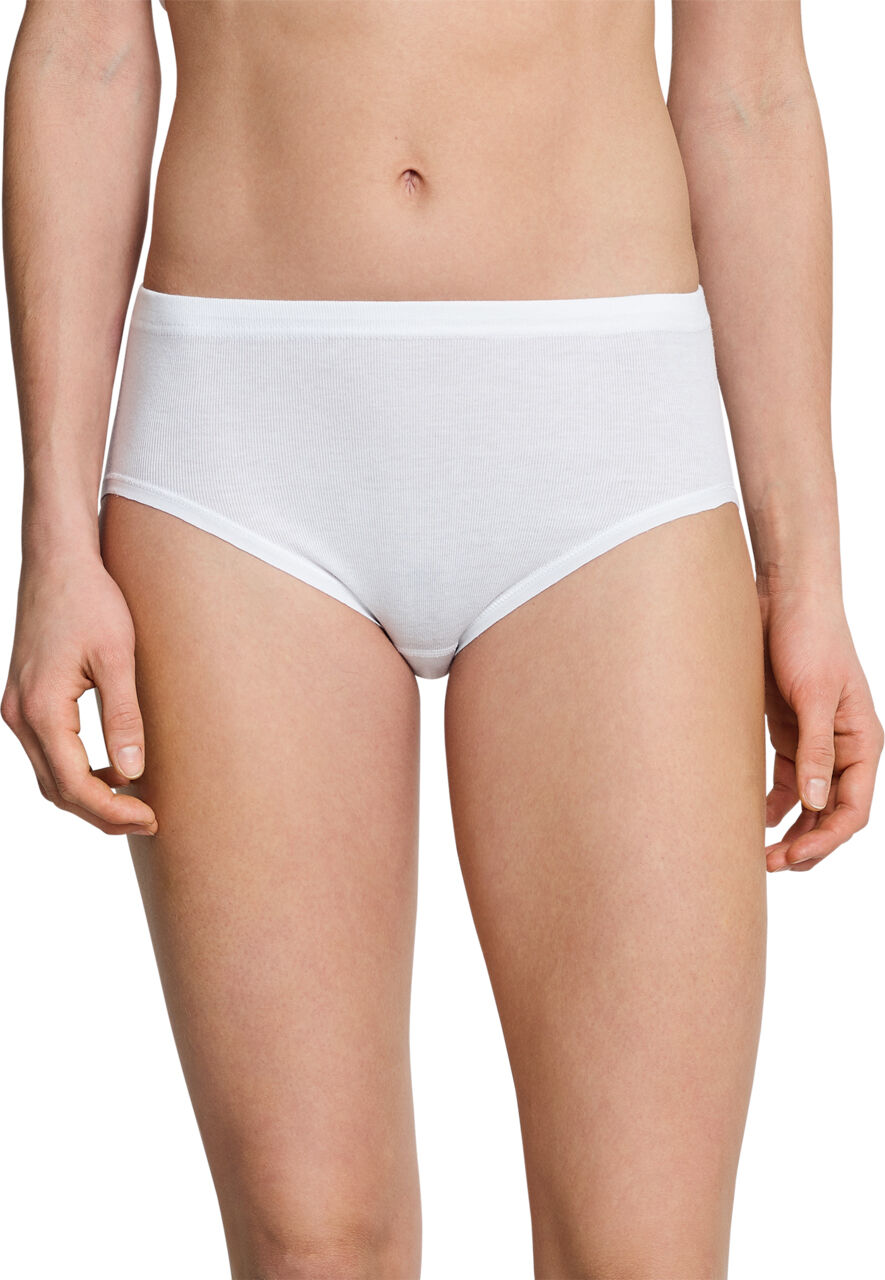 SCHIESSER Original Classics slip (2-pack), dames heup slip wit