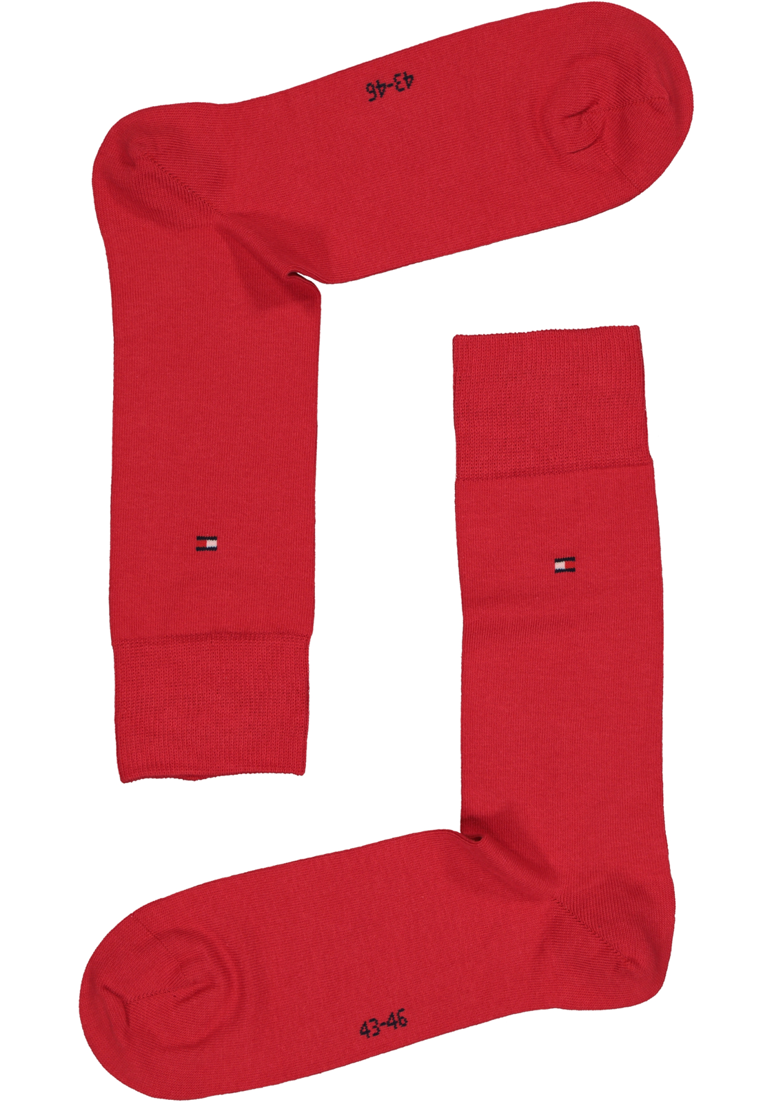 3-8718824263700_sok_HR Tommy Hilfiger Classic Socks (2-pack), herensokken katoen, rood en blauw