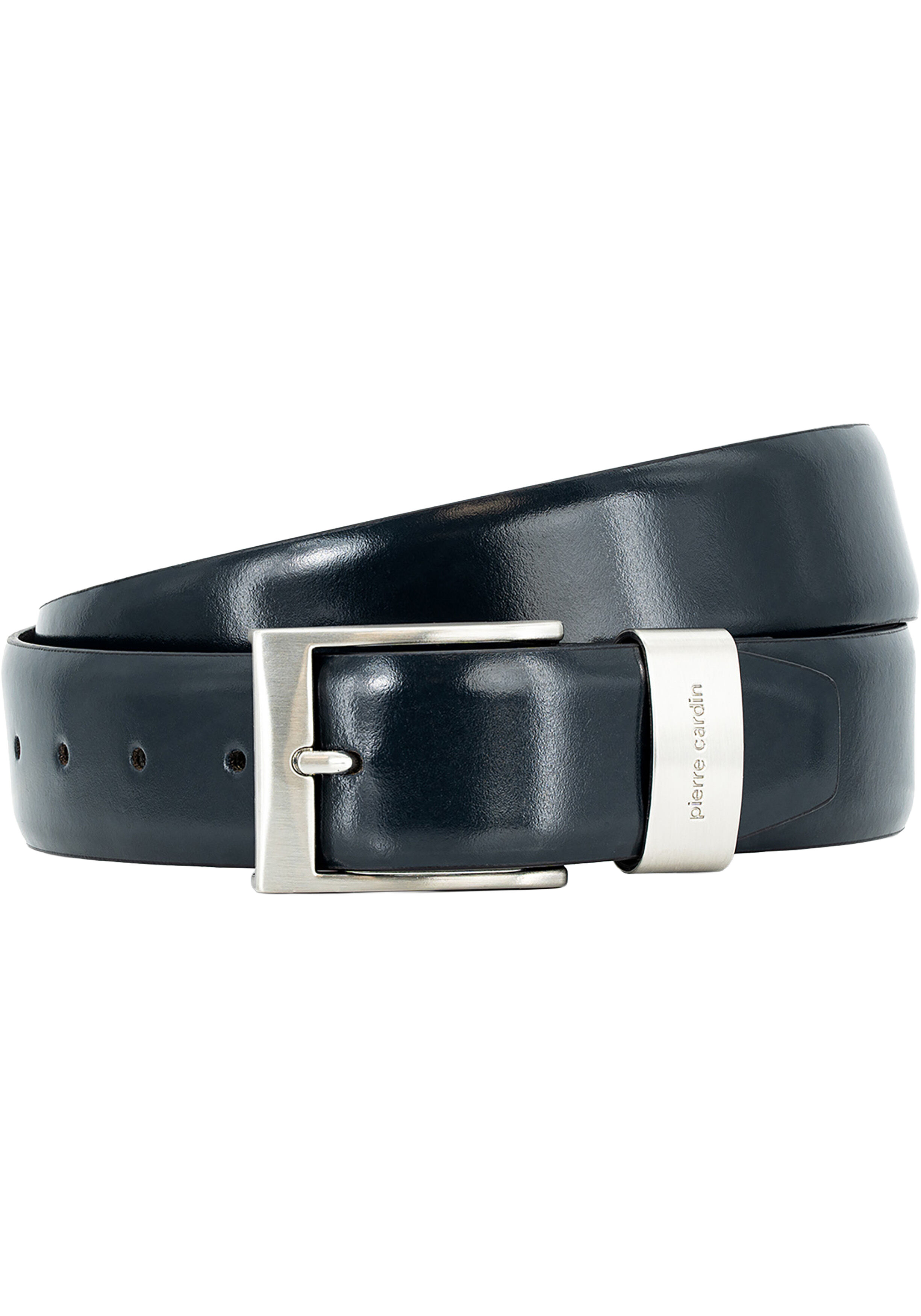 PIERRE CARDIN leren heren riem, marine