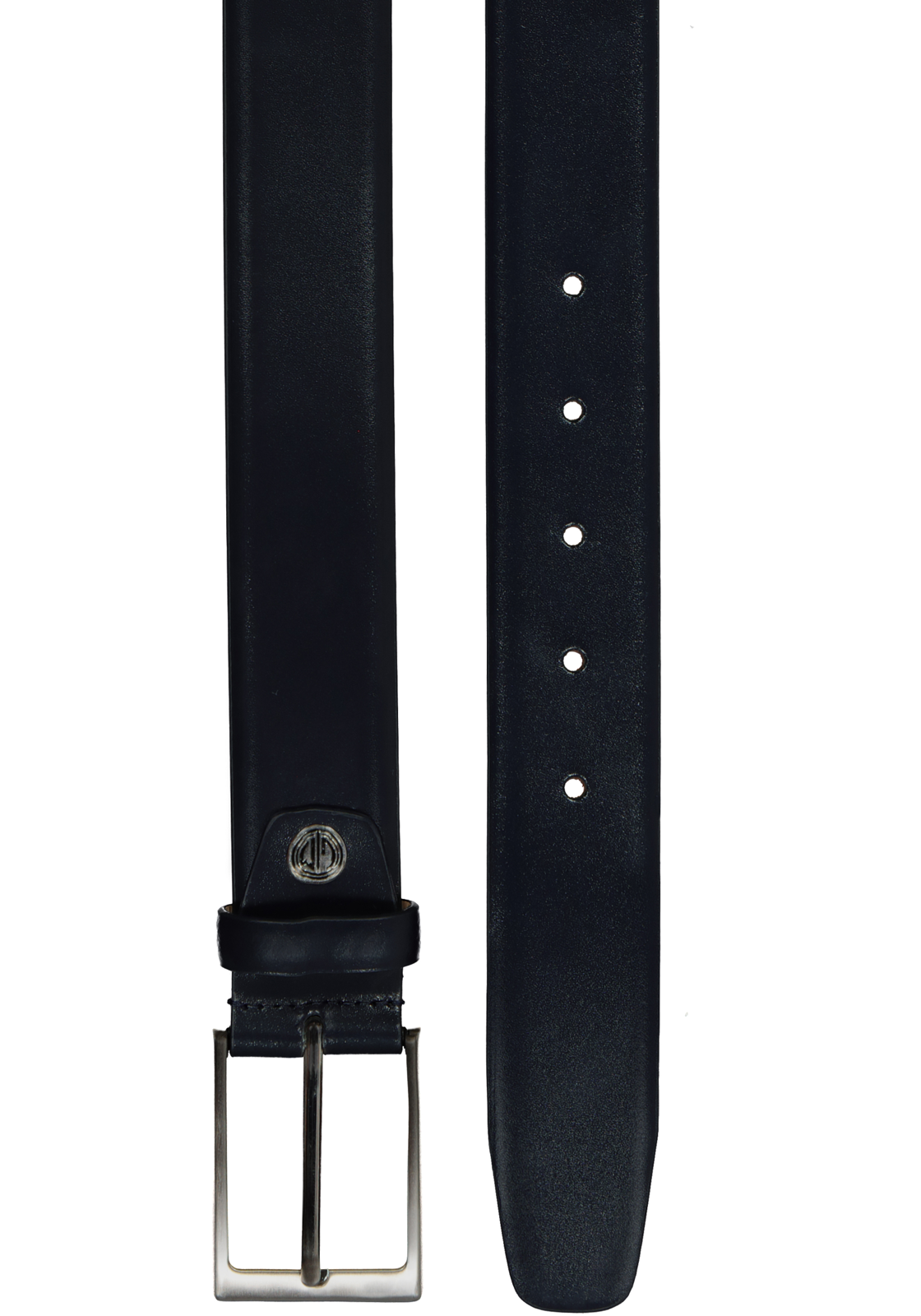 1-4032057130702_riemen__HR LINDENMANN leren heren riem, marine blauw