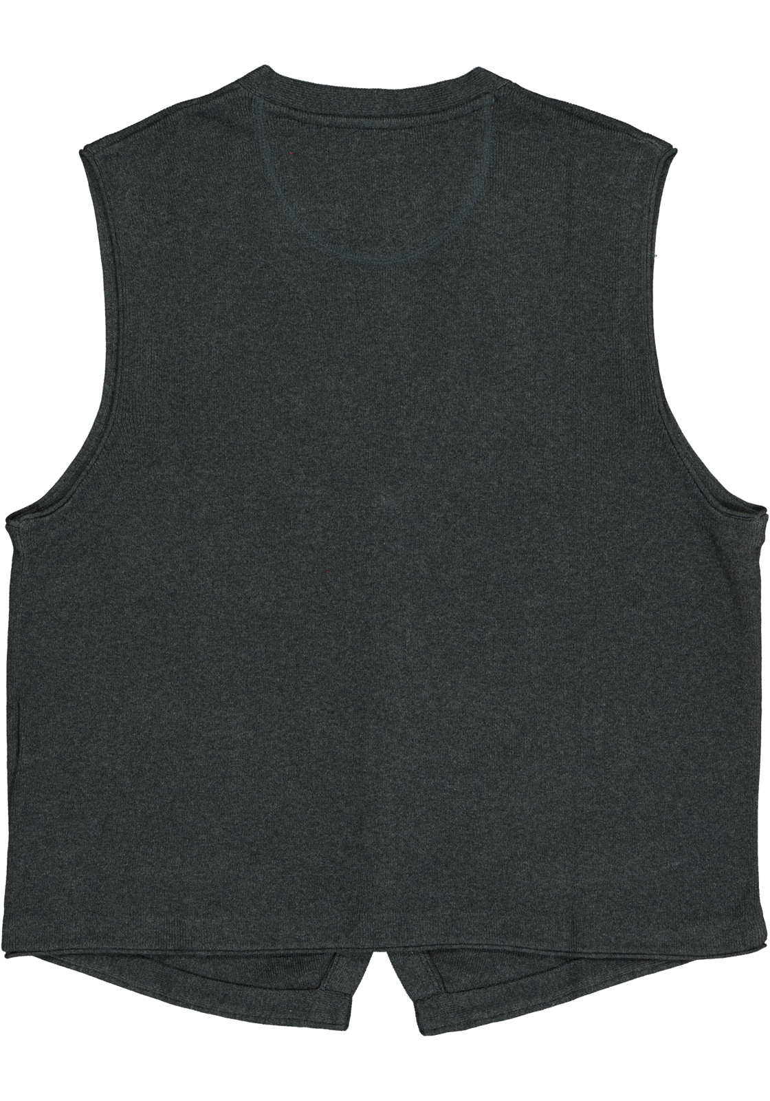 7-4060031204415_casa_moda_trui_HR CASA MODA mouwloos heren vest katoen, antraciet