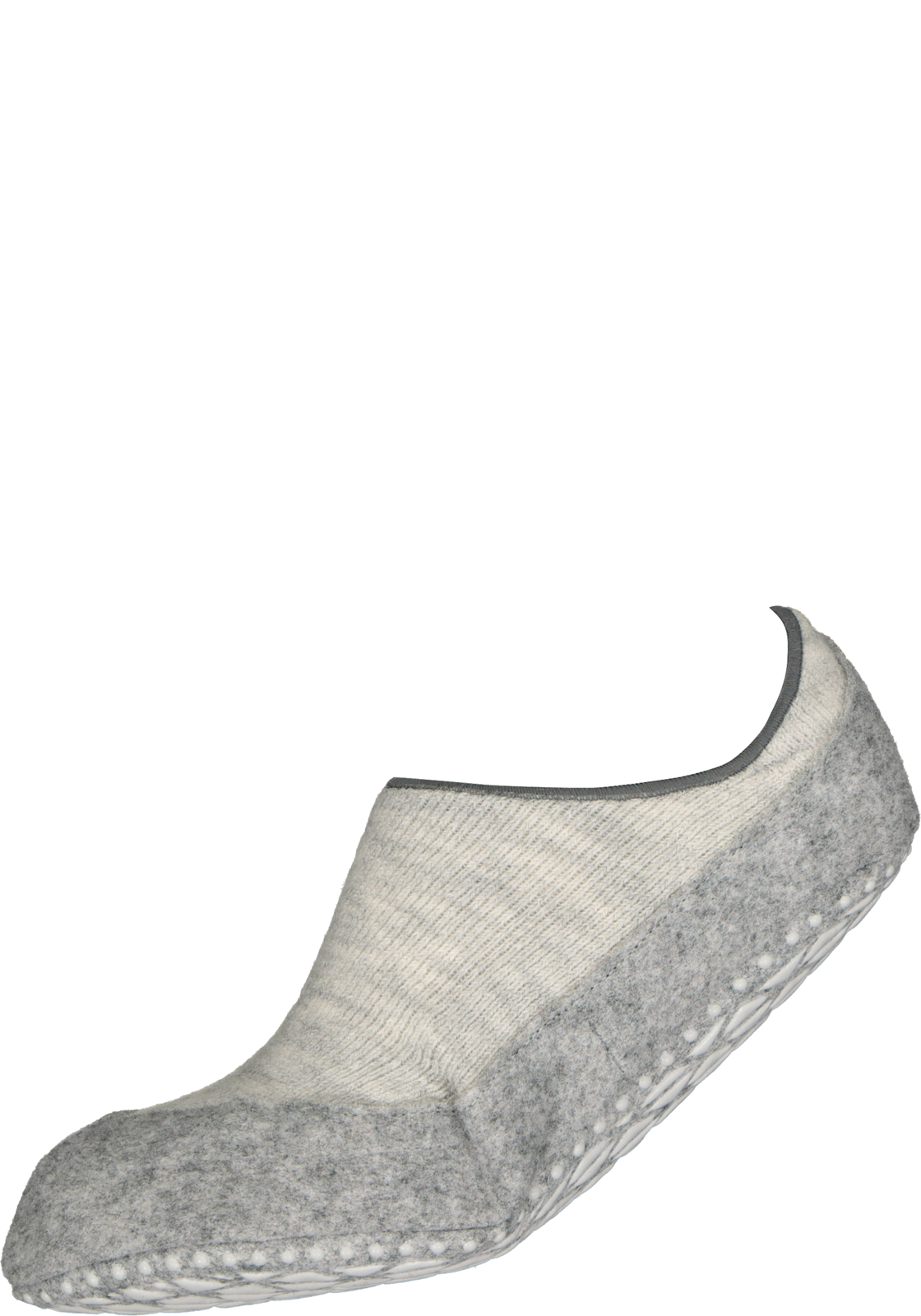 1-4031309377582_falke_huissok_HR FALKE Cosyshoe dames huissokken, kort model, lichtgrijs (light grey)