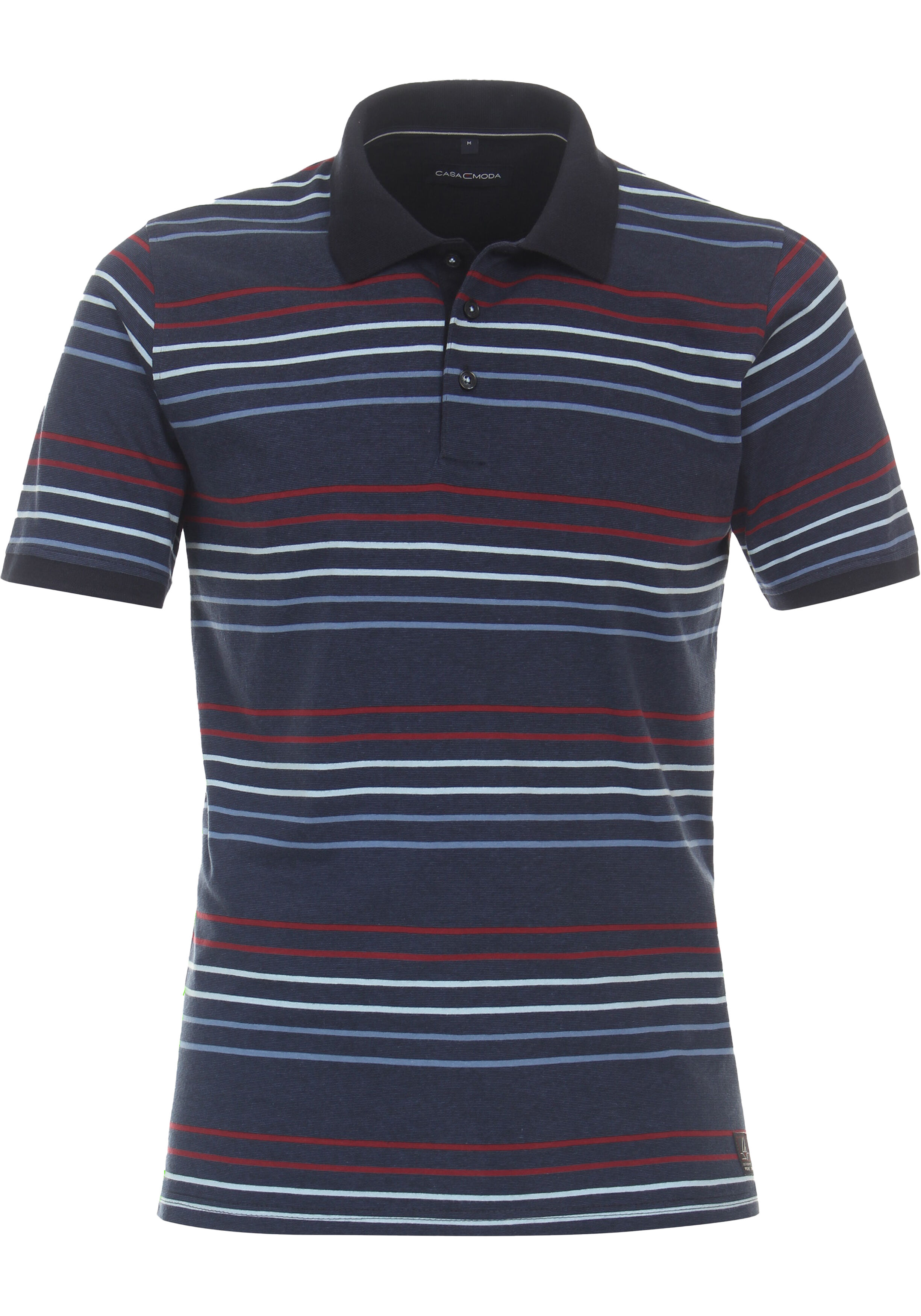 CASA MODA comfort fit heren polo, blauw