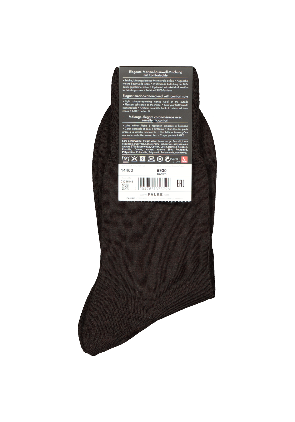 4-4004758373726_falke_sokken__HR FALKE Airport Plus herensokken, bruin (brown)