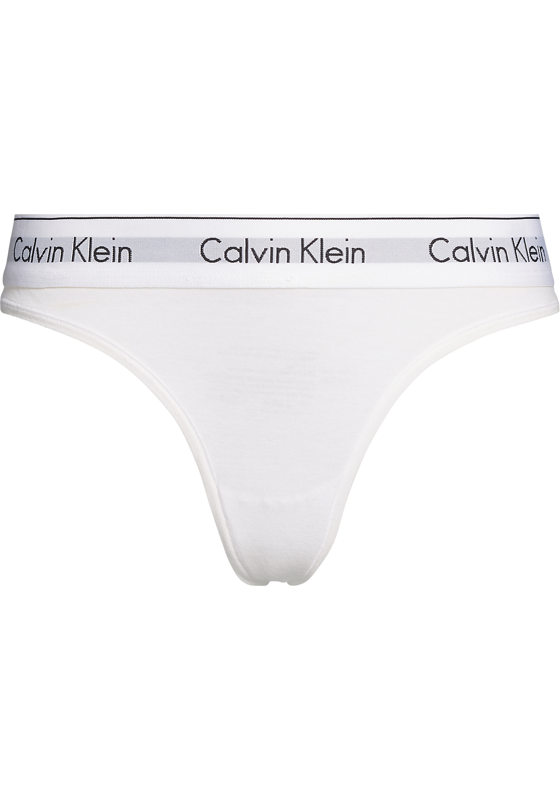 Calvin Klein dames Modern Cotton string, wit Calvin Klein dames Modern Cotton string, wit