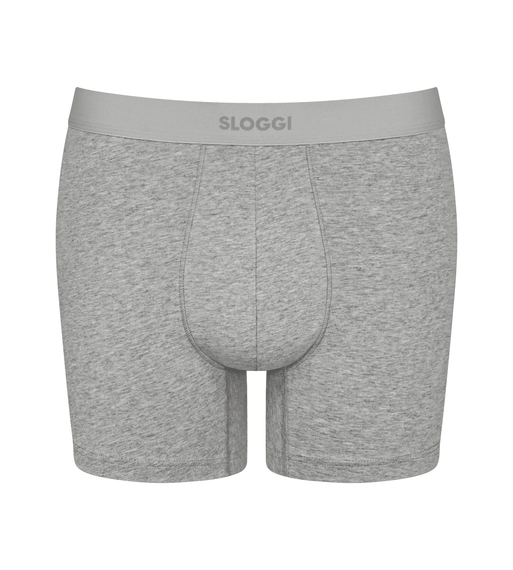 Sloggi Men EVER Ease Short, heren boxershort korte pijp (2-pack), donkergrijs melange