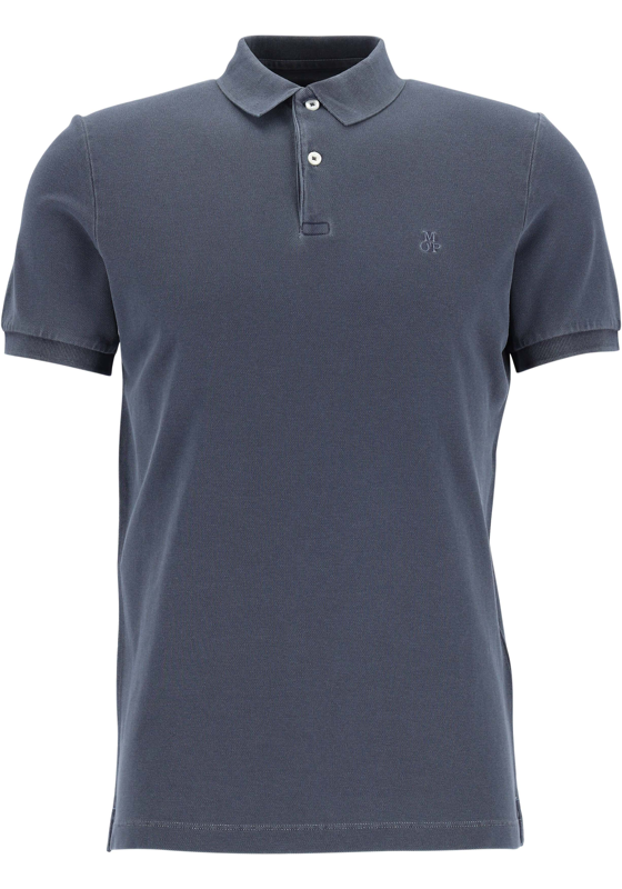 Marc O'Polo shaped fit polo, heren poloshirt, donkerblauw Marc O'Polo shaped fit polo, heren poloshirt, donkerblauw