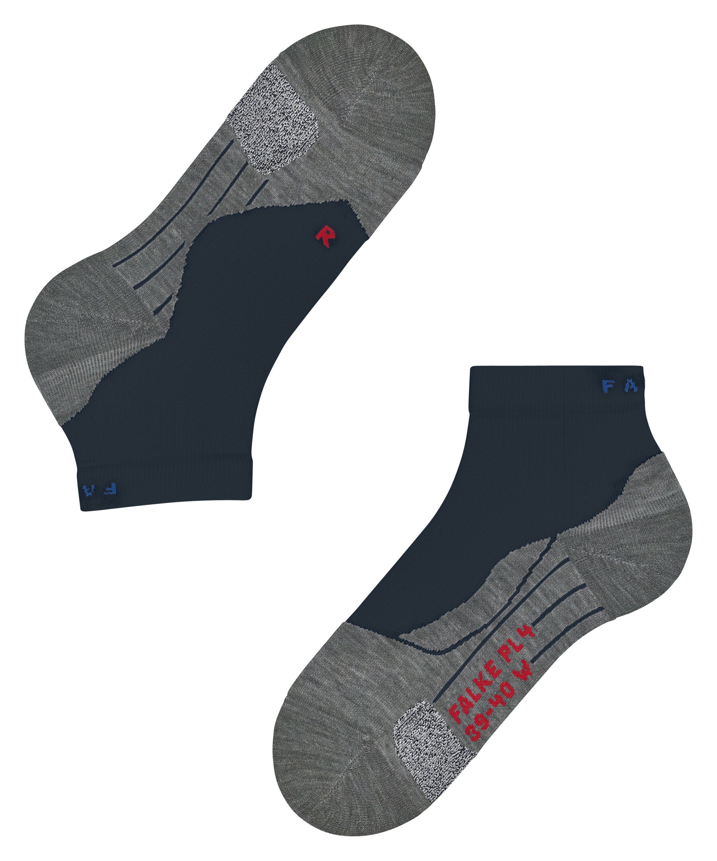 FALKE PL4 Short damessokken kort, blauw (space blue)