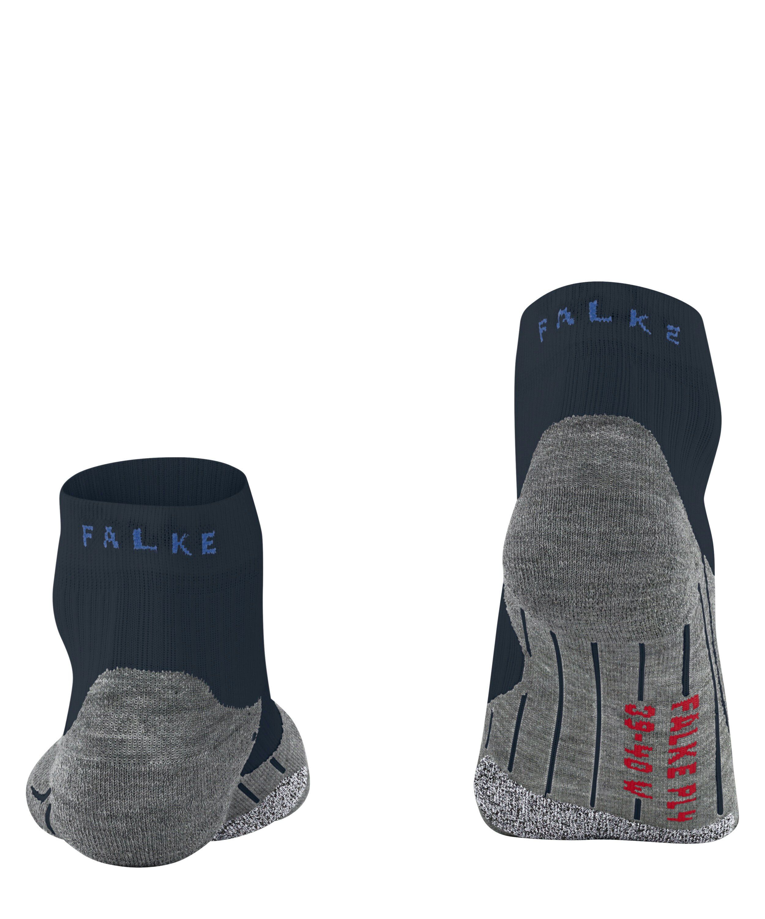 FALKE PL4 Short damessokken kort, blauw (space blue)