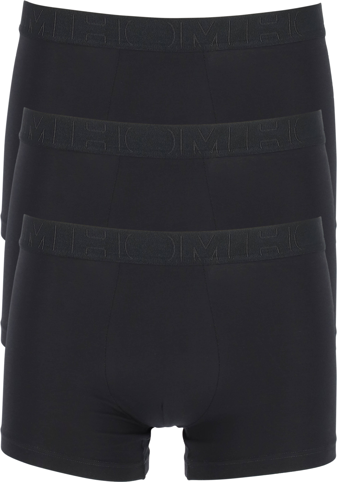 1-9009984227855_HOM_boxers_3p_HR HOM Tonal pack #2 boxer briefs (3-pack), heren boxers kort, zwart