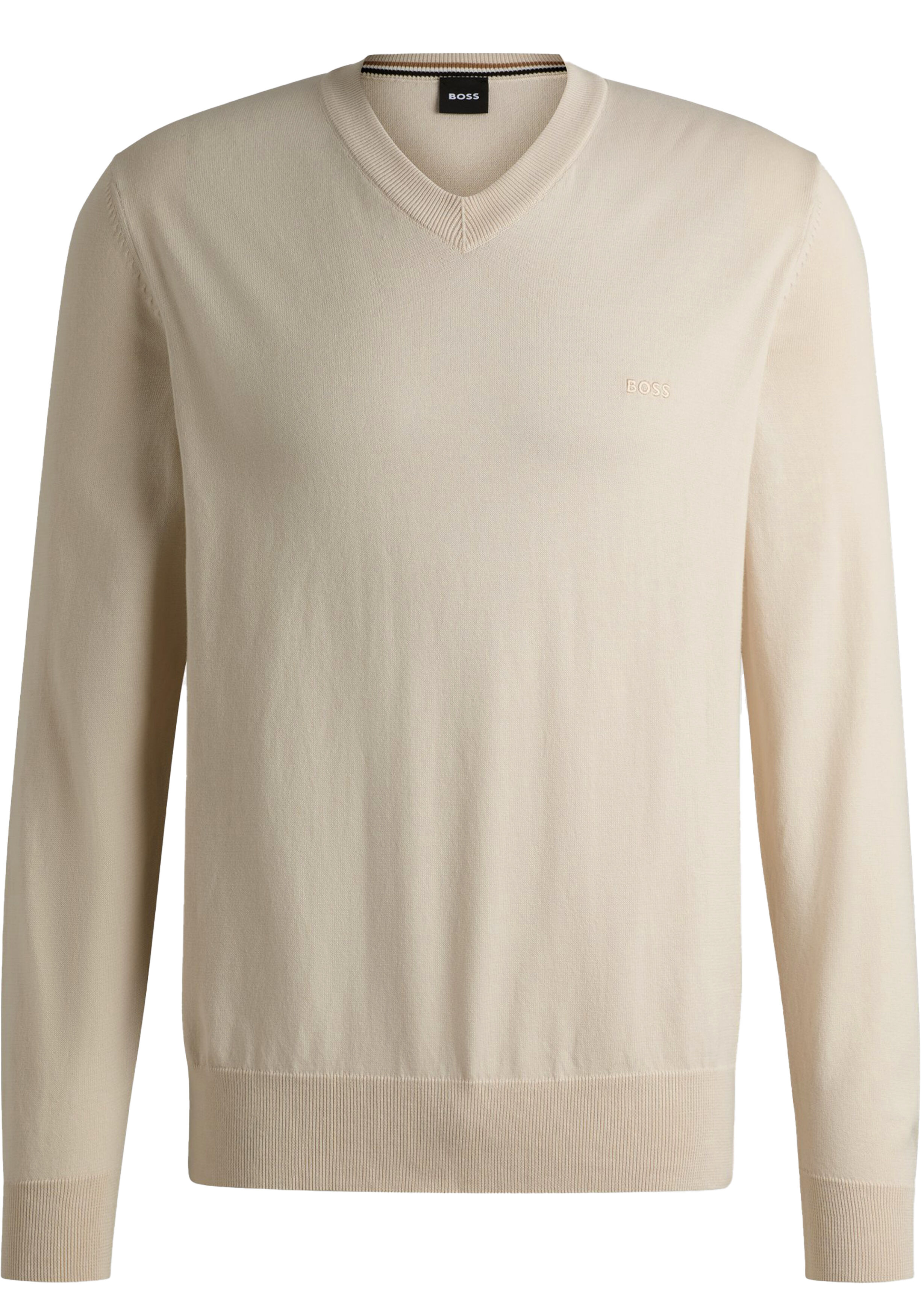 V Hals Trui Katoenen Heren Trui BOSS Pacello Regular Fit Trui