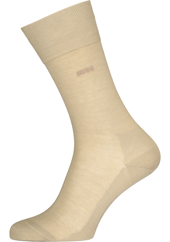 BOSS George uni (1-pack), herensokken katoen, beige BOSS George uni (1-pack), herensokken katoen, beige