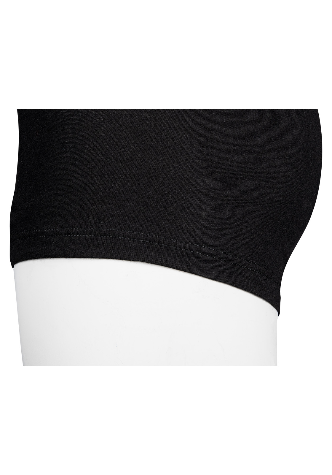 RJ_bodywear_ondergoed37-044-Gouda-black-zijkant RJ Bodywear Everyday Gouda T-shirts (2-pack), heren T-shirts V-hals smal, zwart