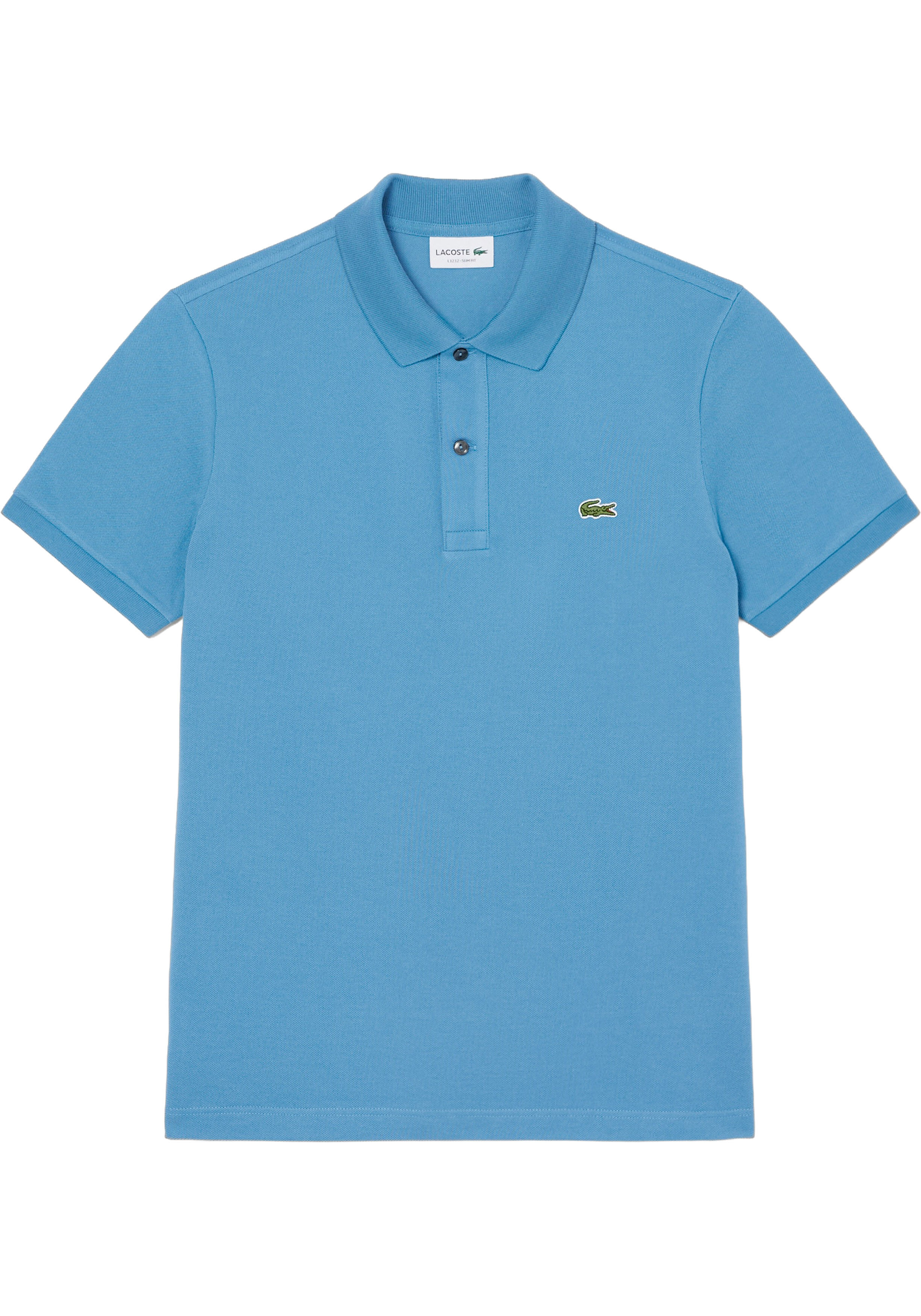 Lacoste Slim Fit polo, bodemloos middenblauw