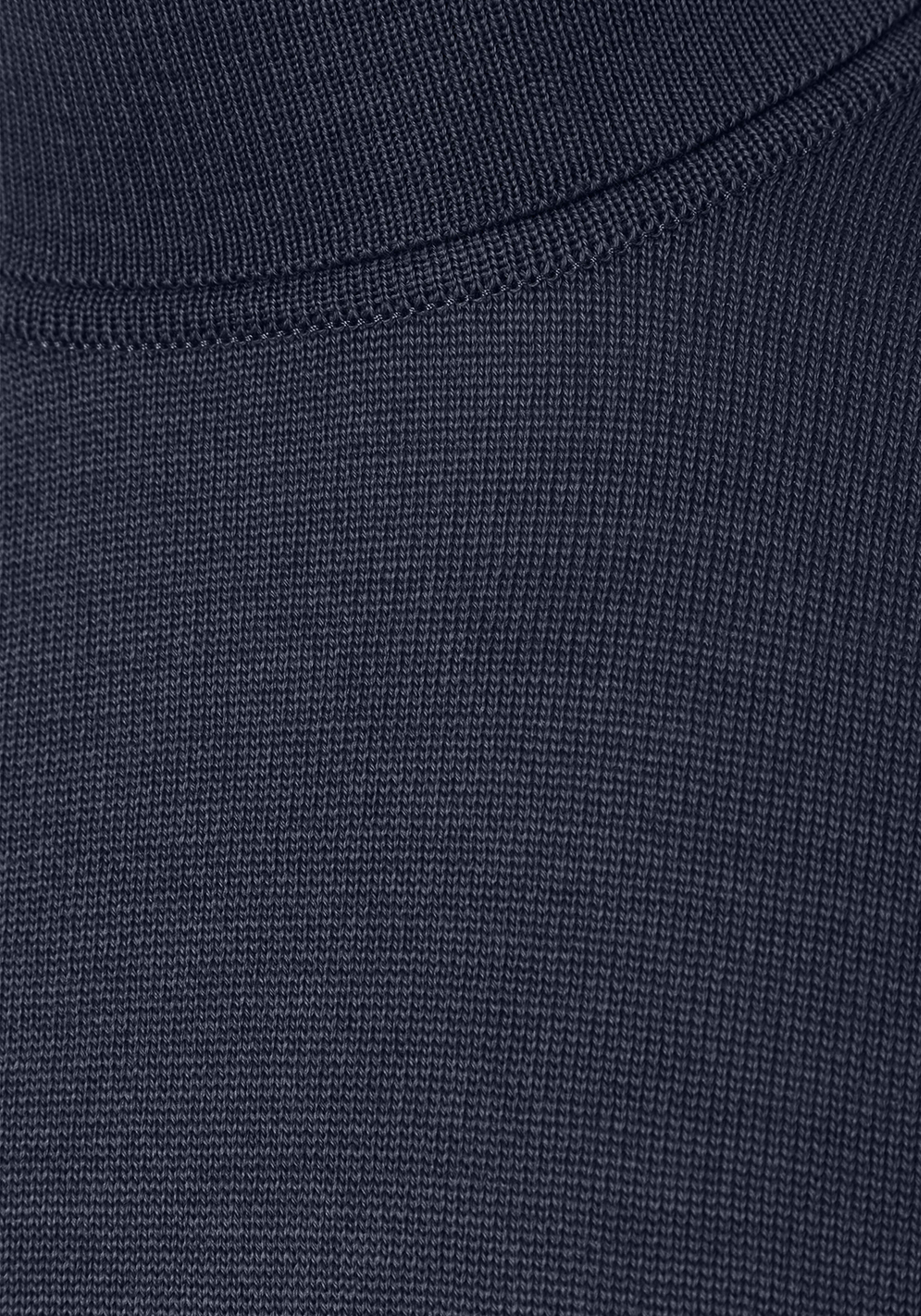 MAERZ Classic Fit heren coltrui wol, navy blauw